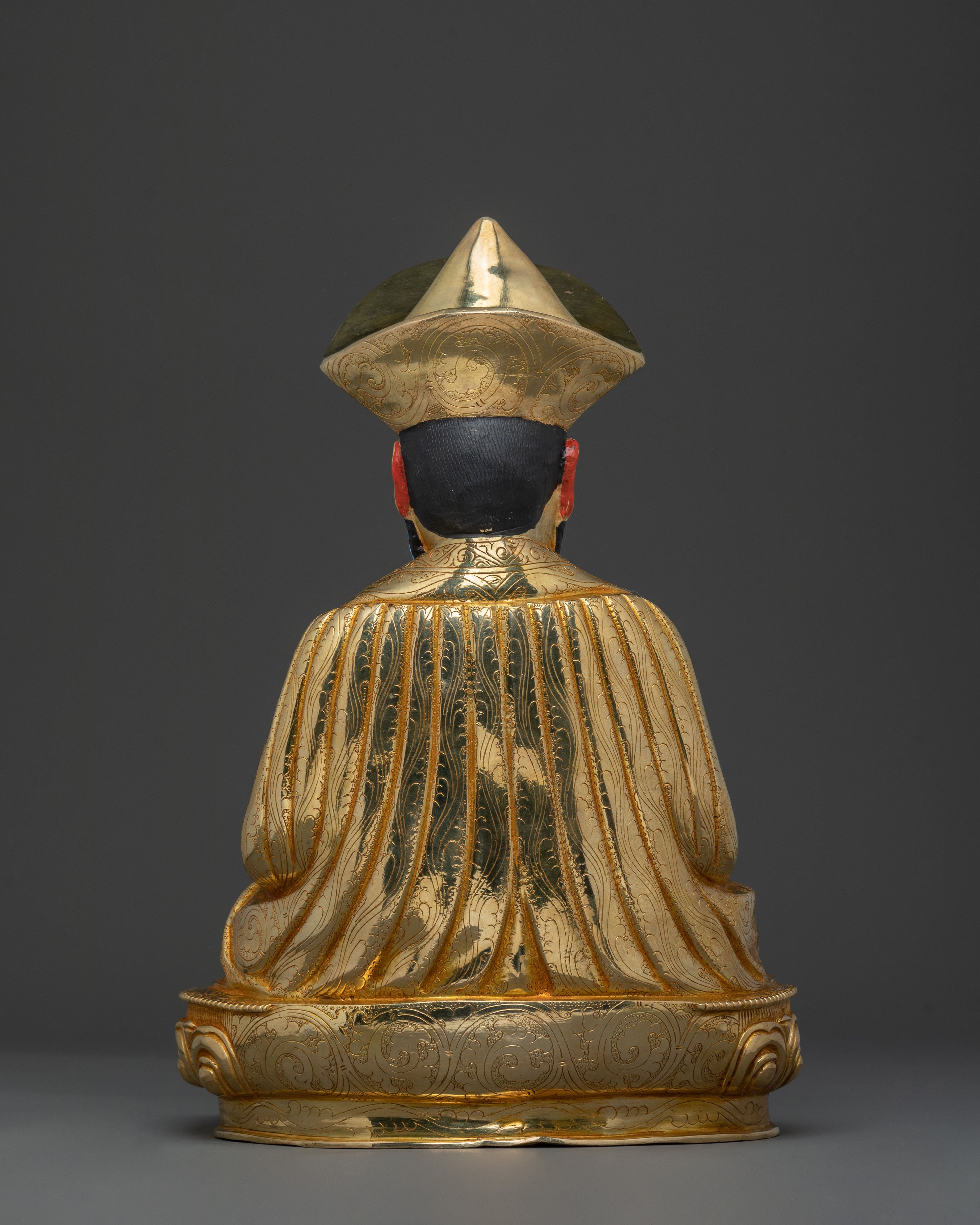 Guru Shapdum Protector Statue in 24K Gold