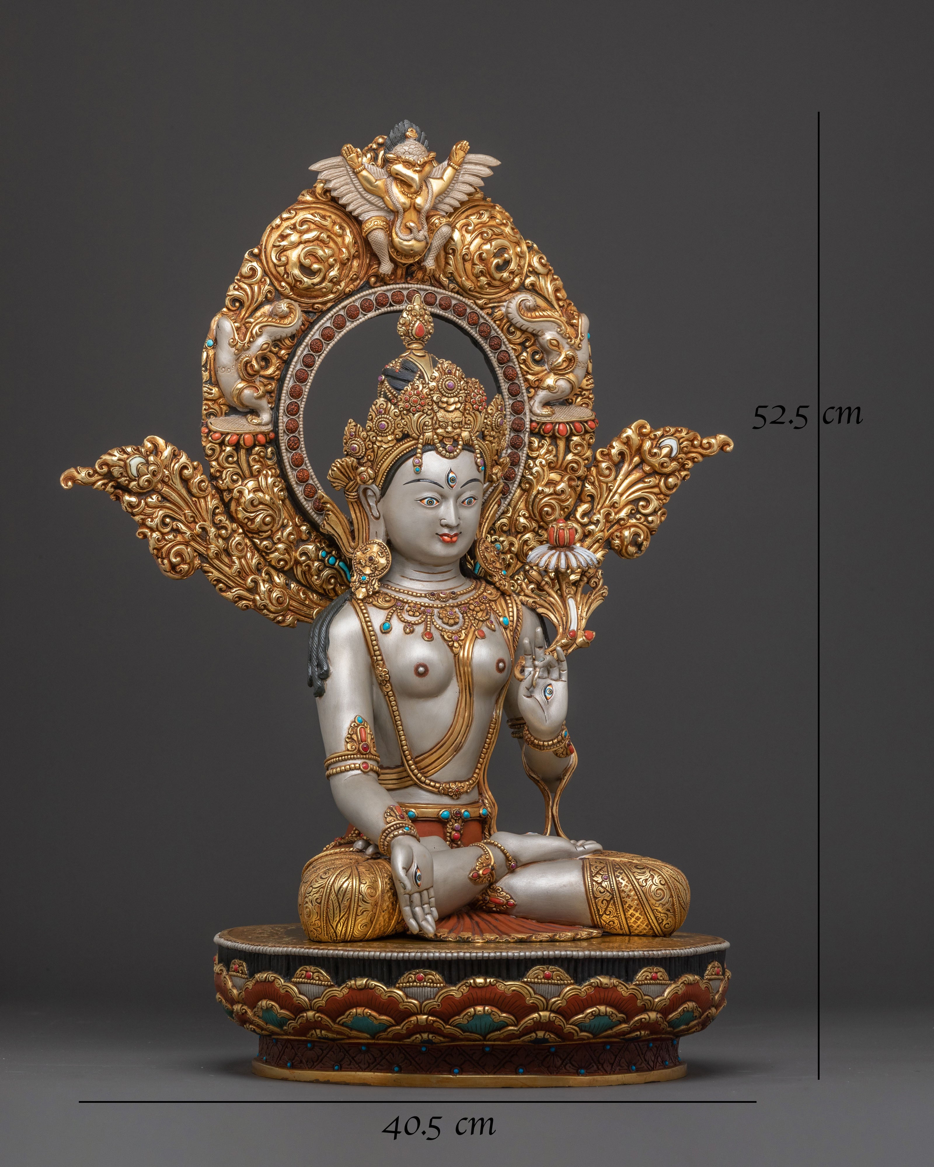 Longevity White Tara Statue | Symbolism of Healing