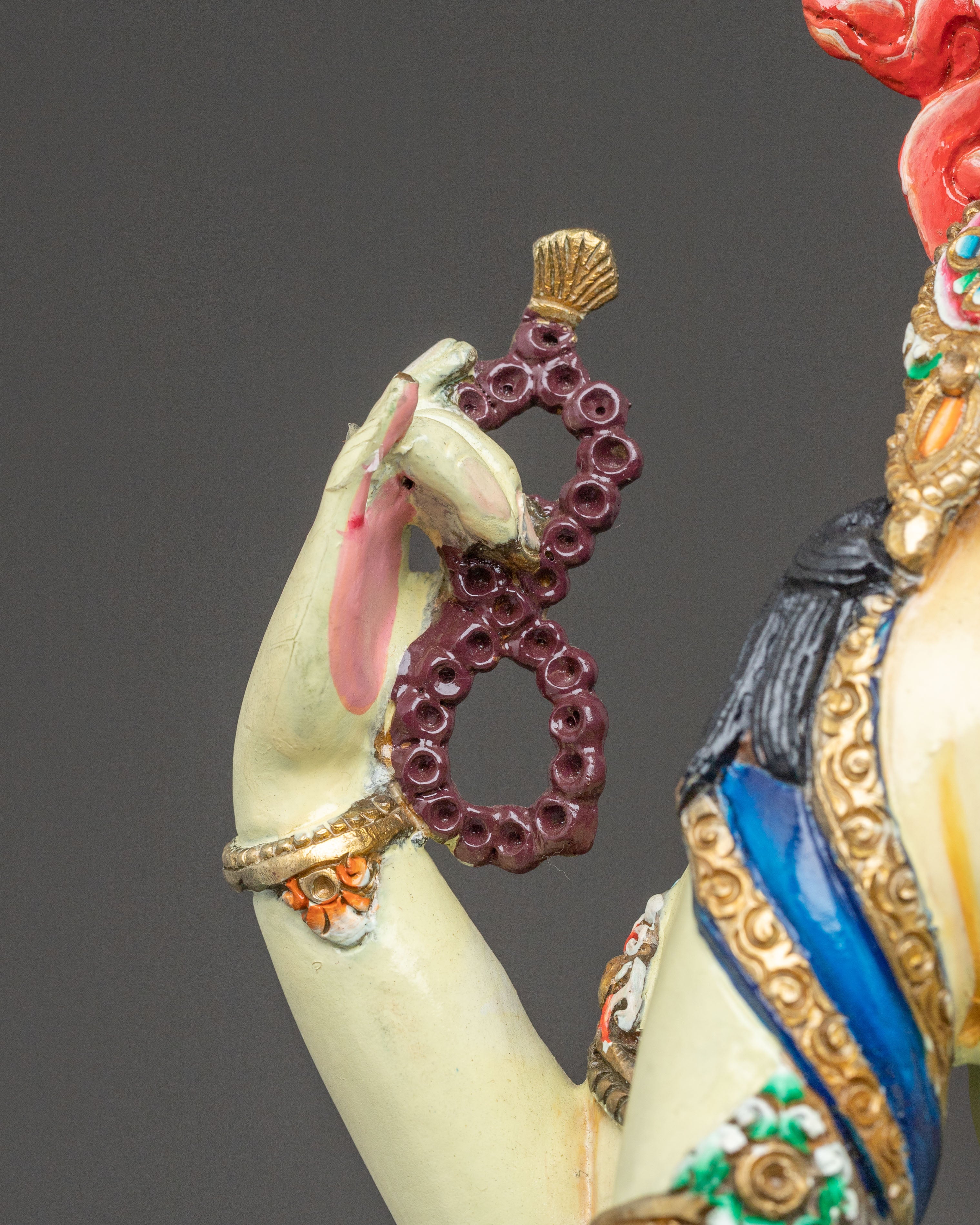 Chenrezig Guardian of Mercy Statue | Hand-Gilded Copper