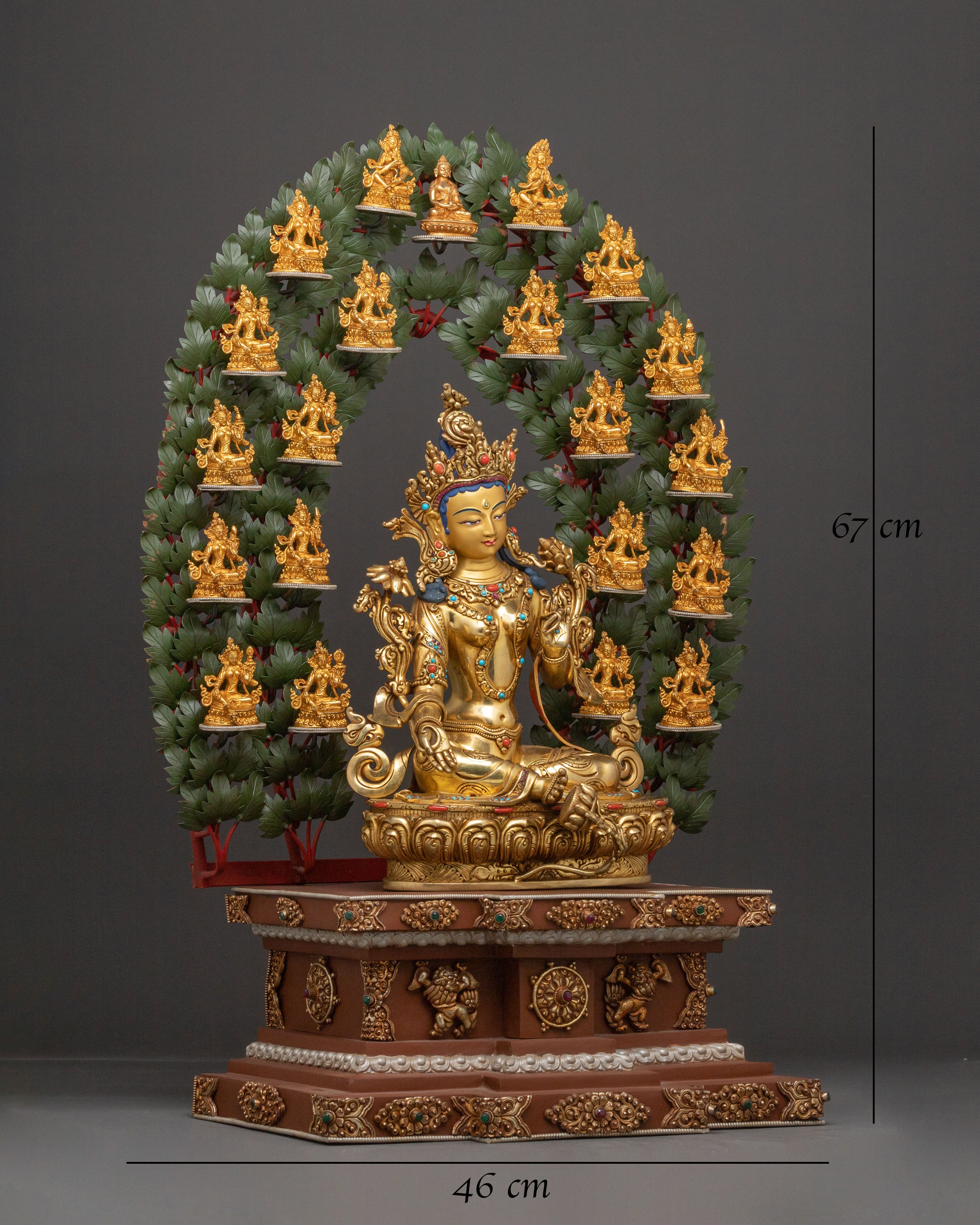 Radiant 21 Tara Spiritual Set – Gilded Copper Artistry