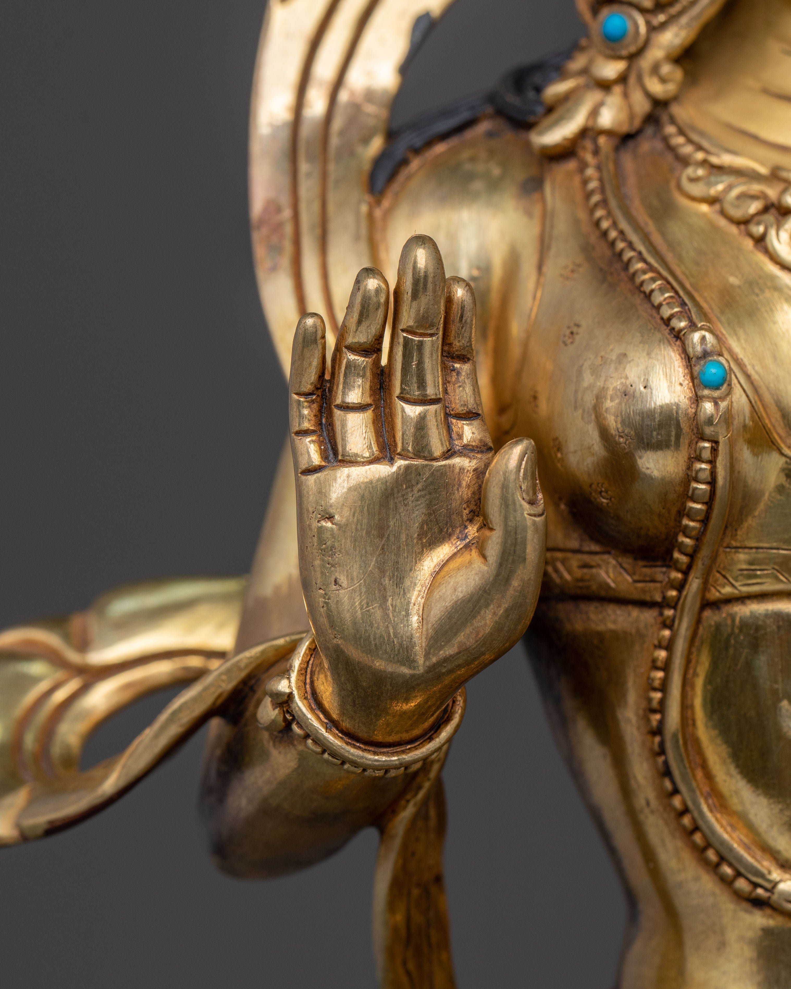 Guru Rinpoche Statue With Consort | Sacred Set