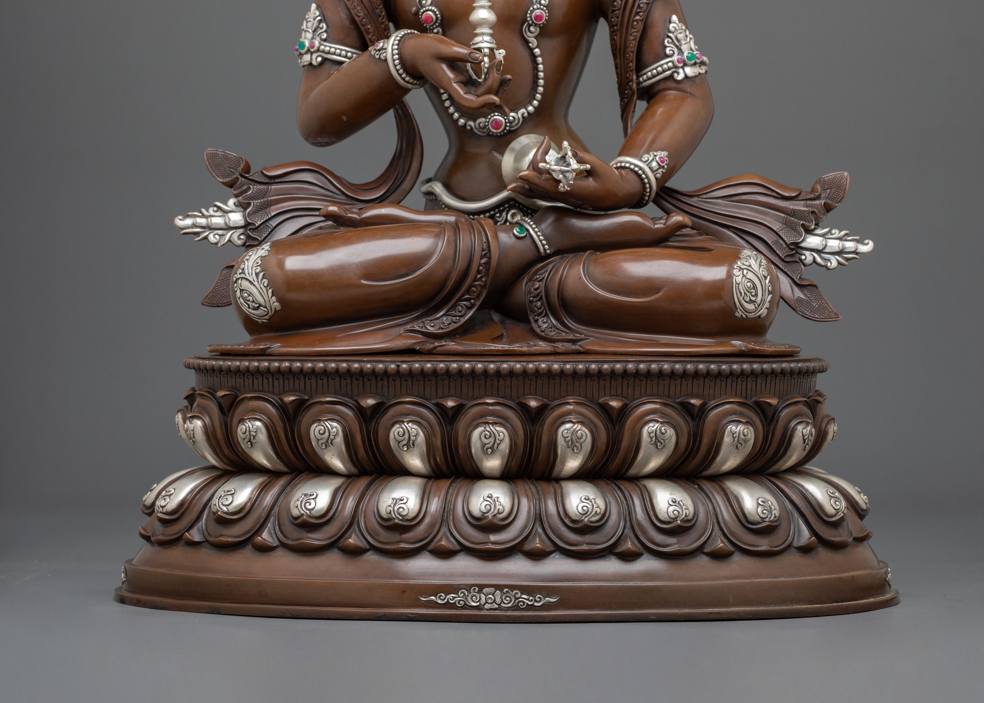 Vajrasattva Sculpture | Buddhist Purification Deity Figurine