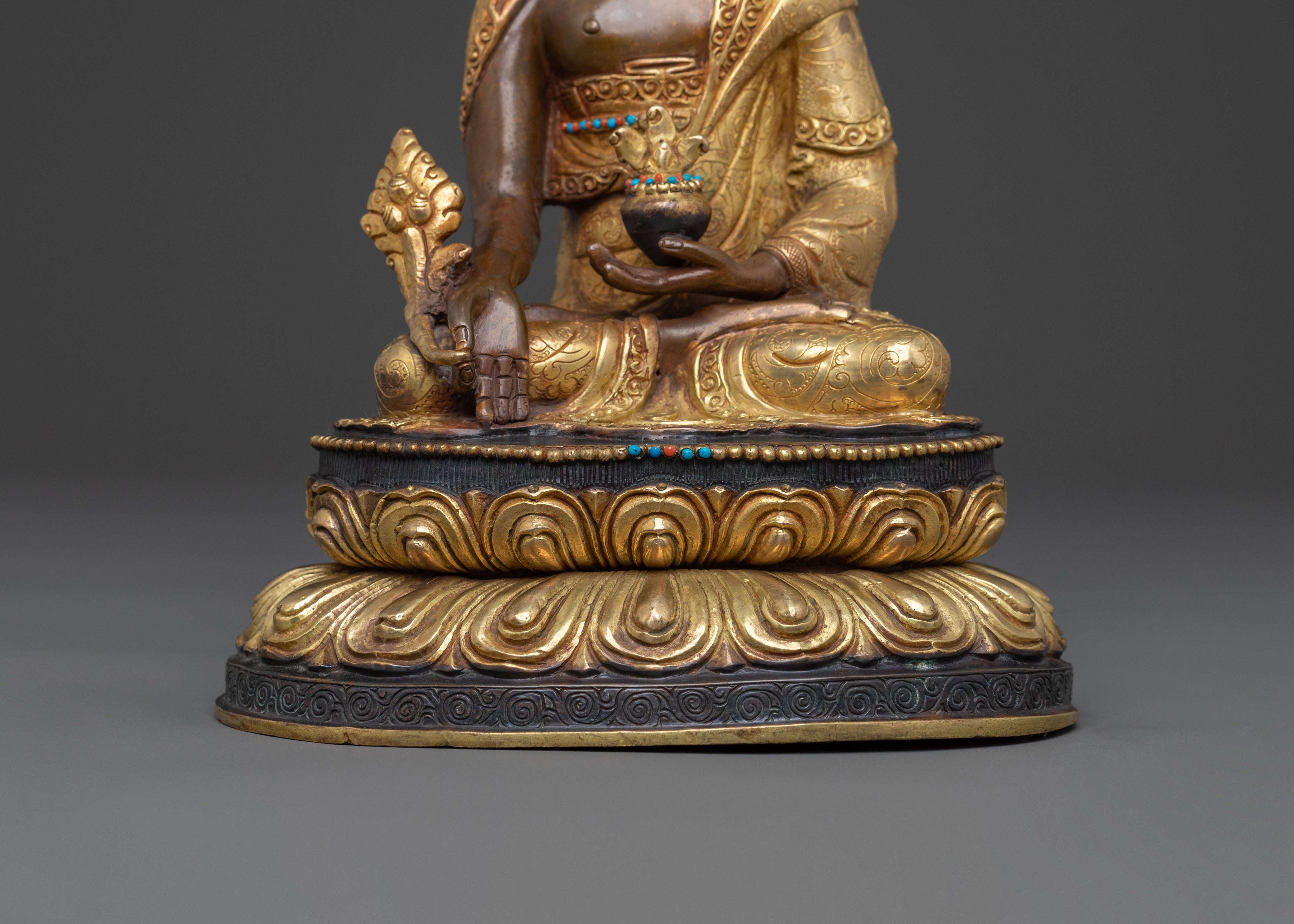 Medicine Buddha Longevity Blessing Statue