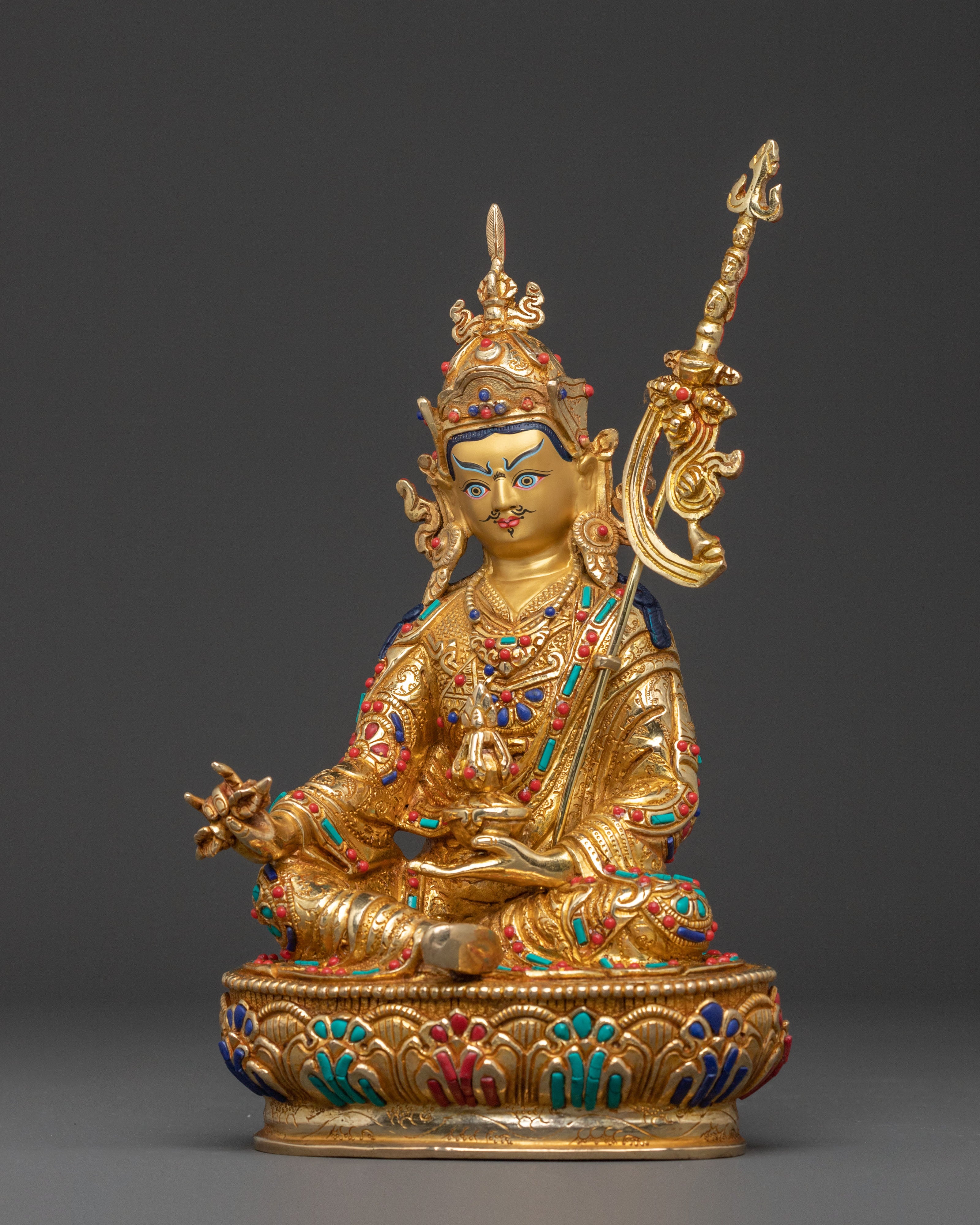 Guru Rinpoche Majestic Statue | Dharma Decor