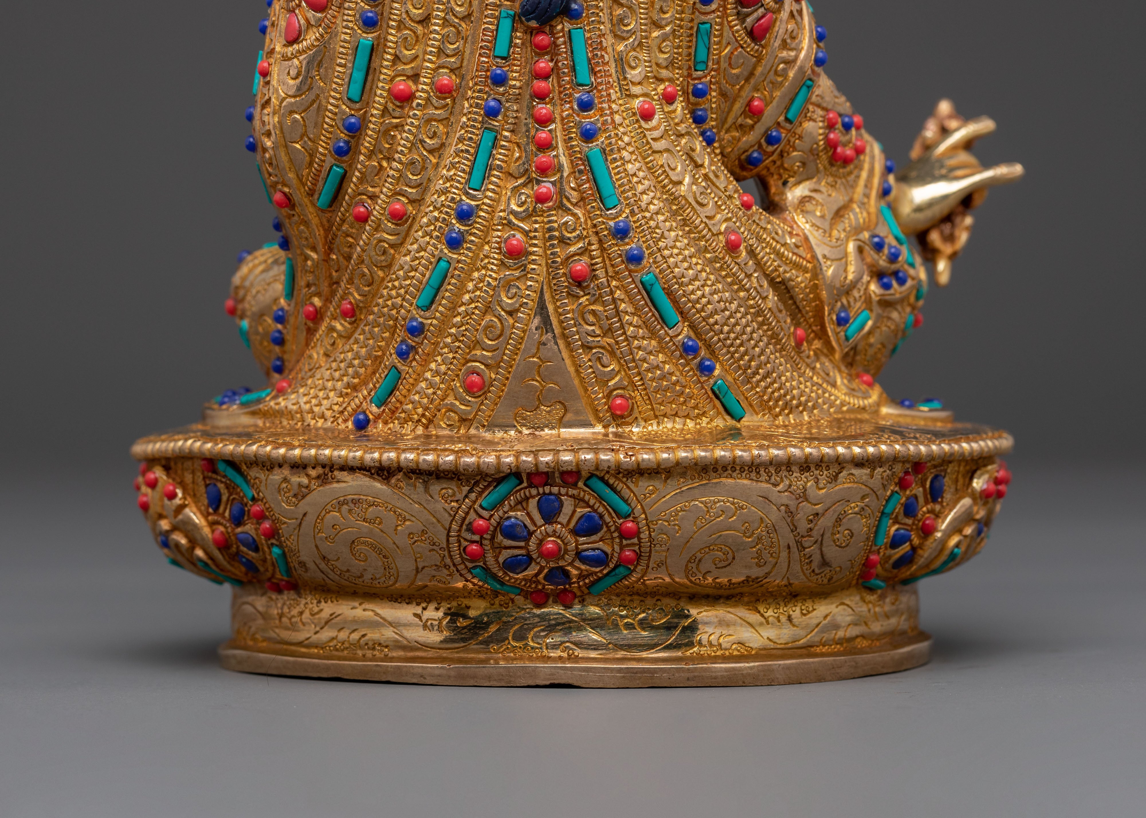 Handcrafted Guru Rinpoche Statue | Lotus Born Master
