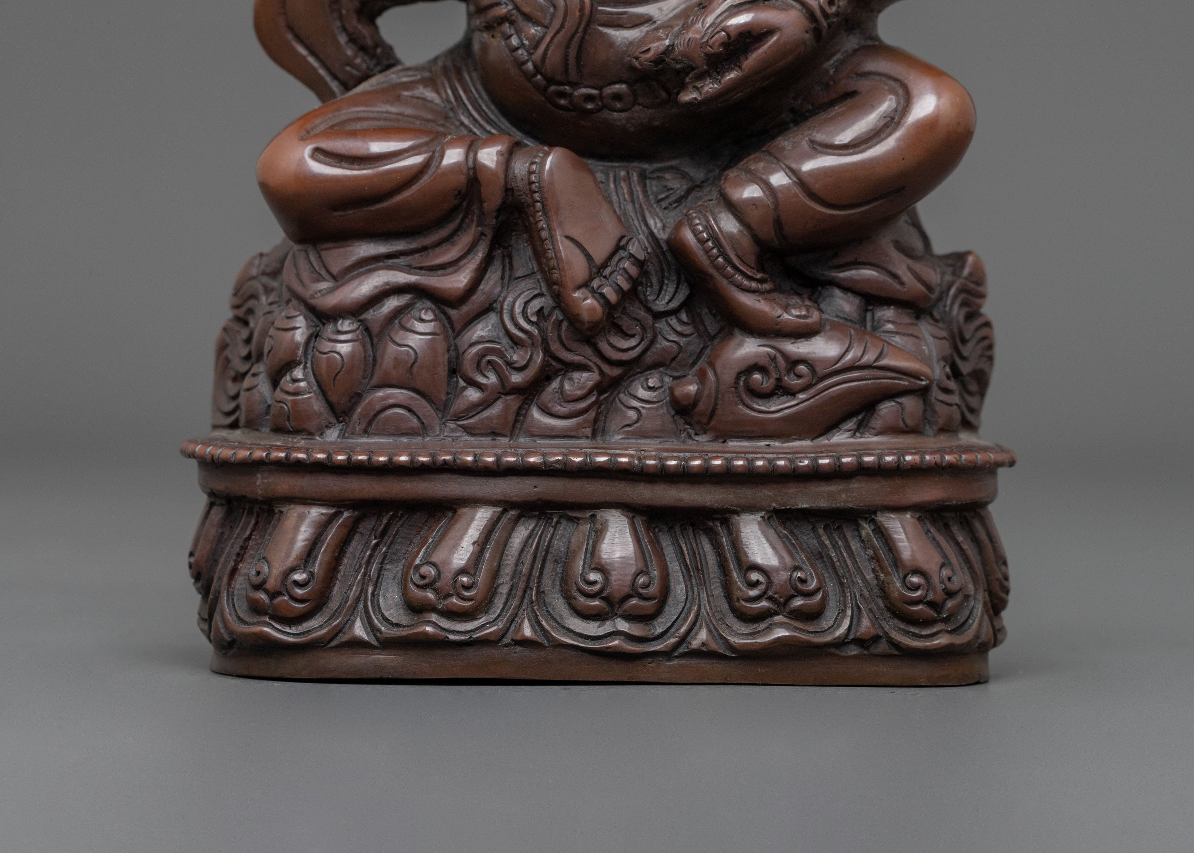 Handmade Dzambhala Sacred Sculpture
