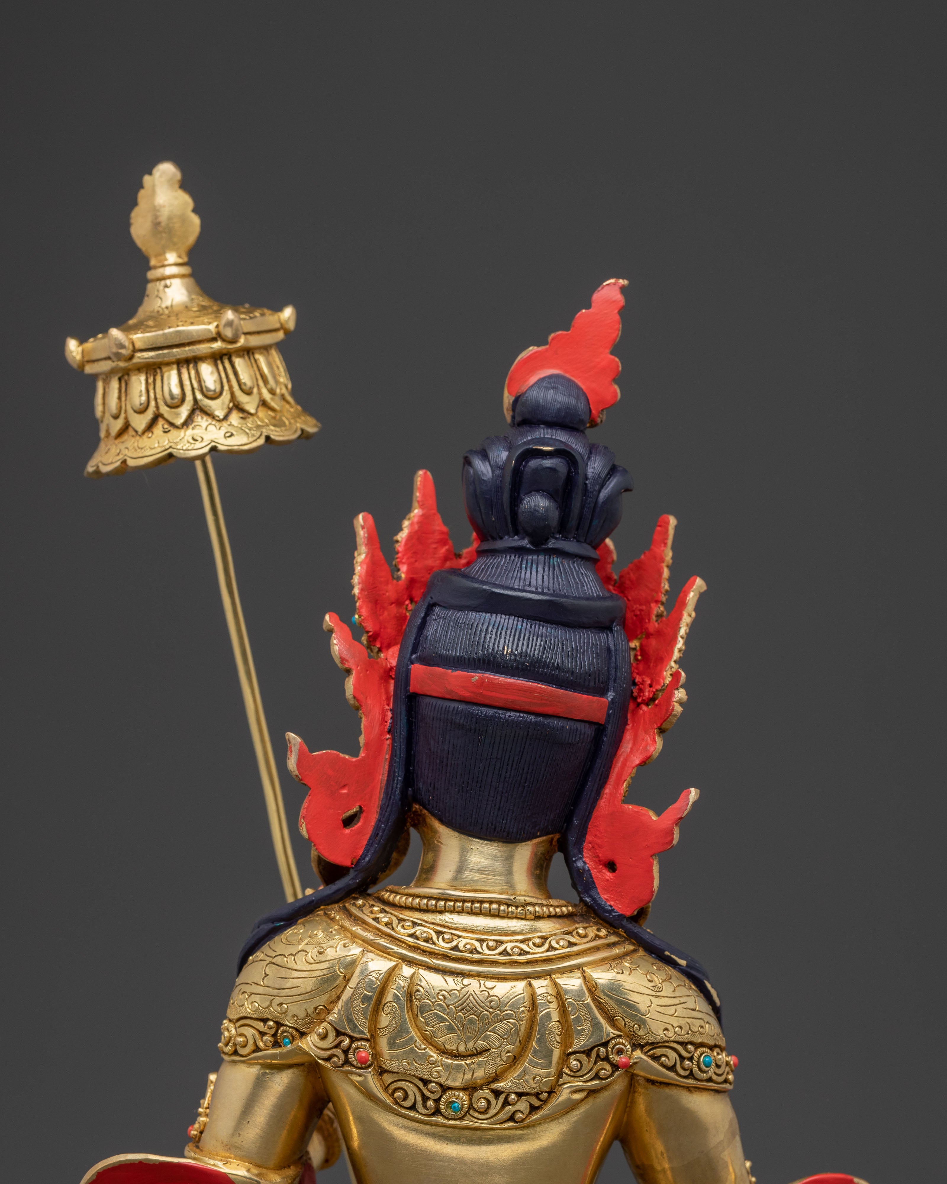 Golden Dukar Statue | Protector of the Dharma