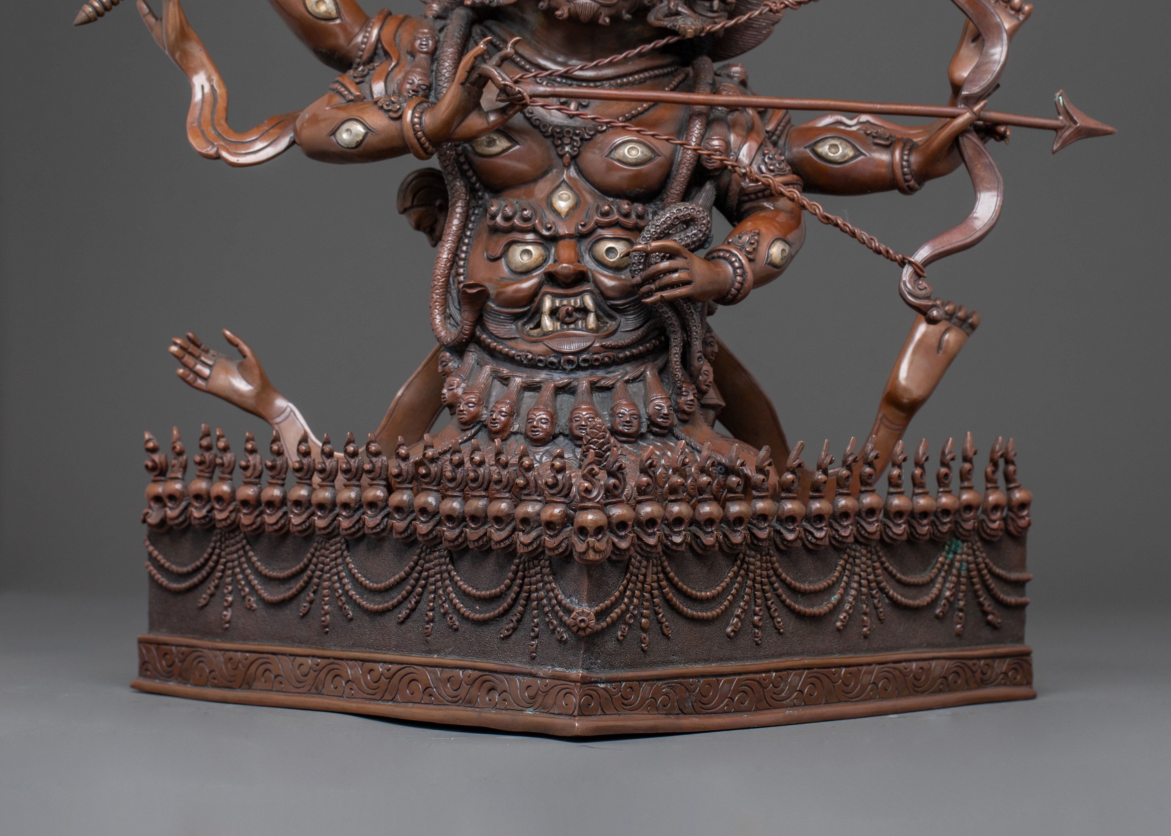 Nyingma protector Rahula Statue | Worldly Protector