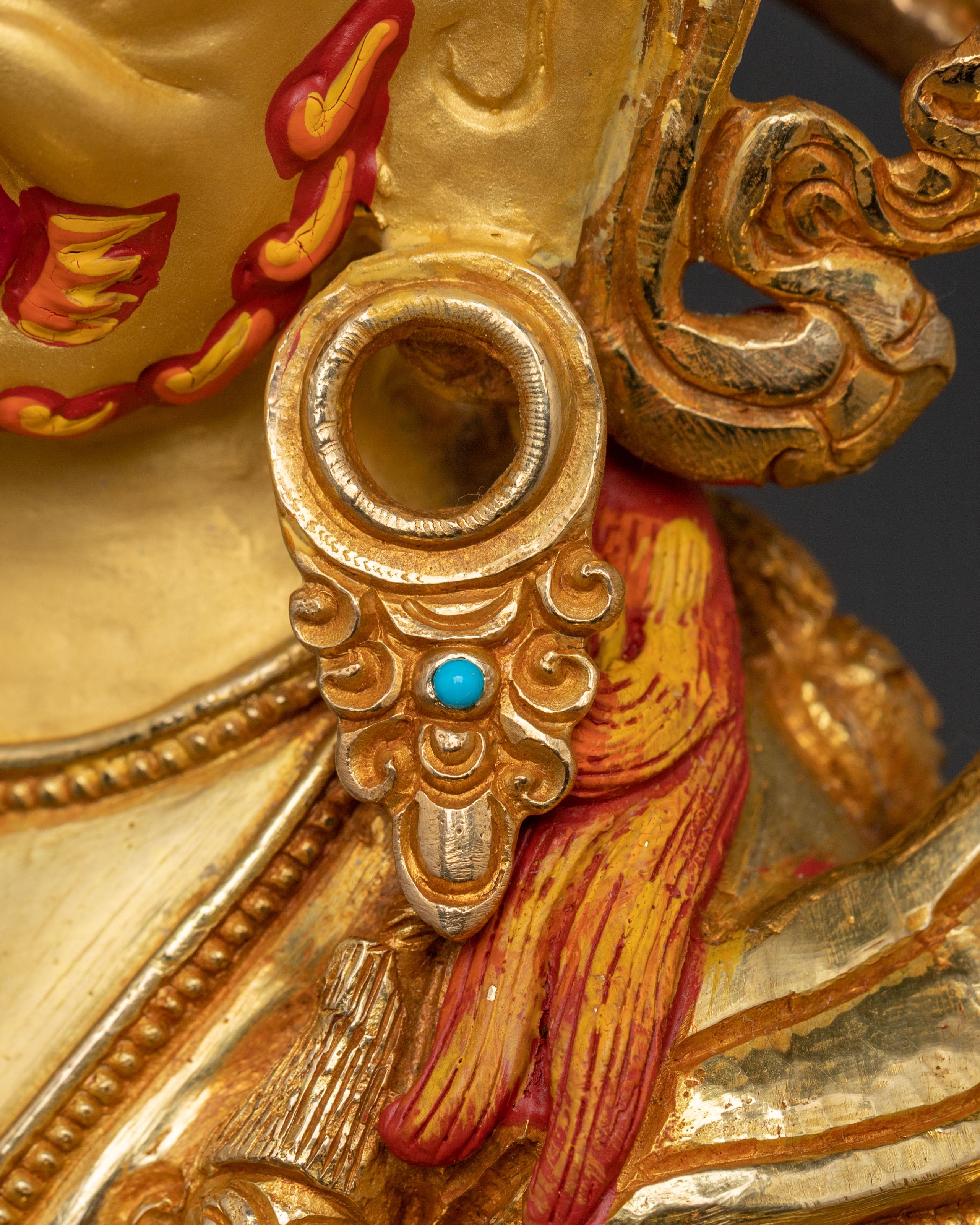 Black Manjushri Protection Sculpture | Wrathful Wisdom Deity