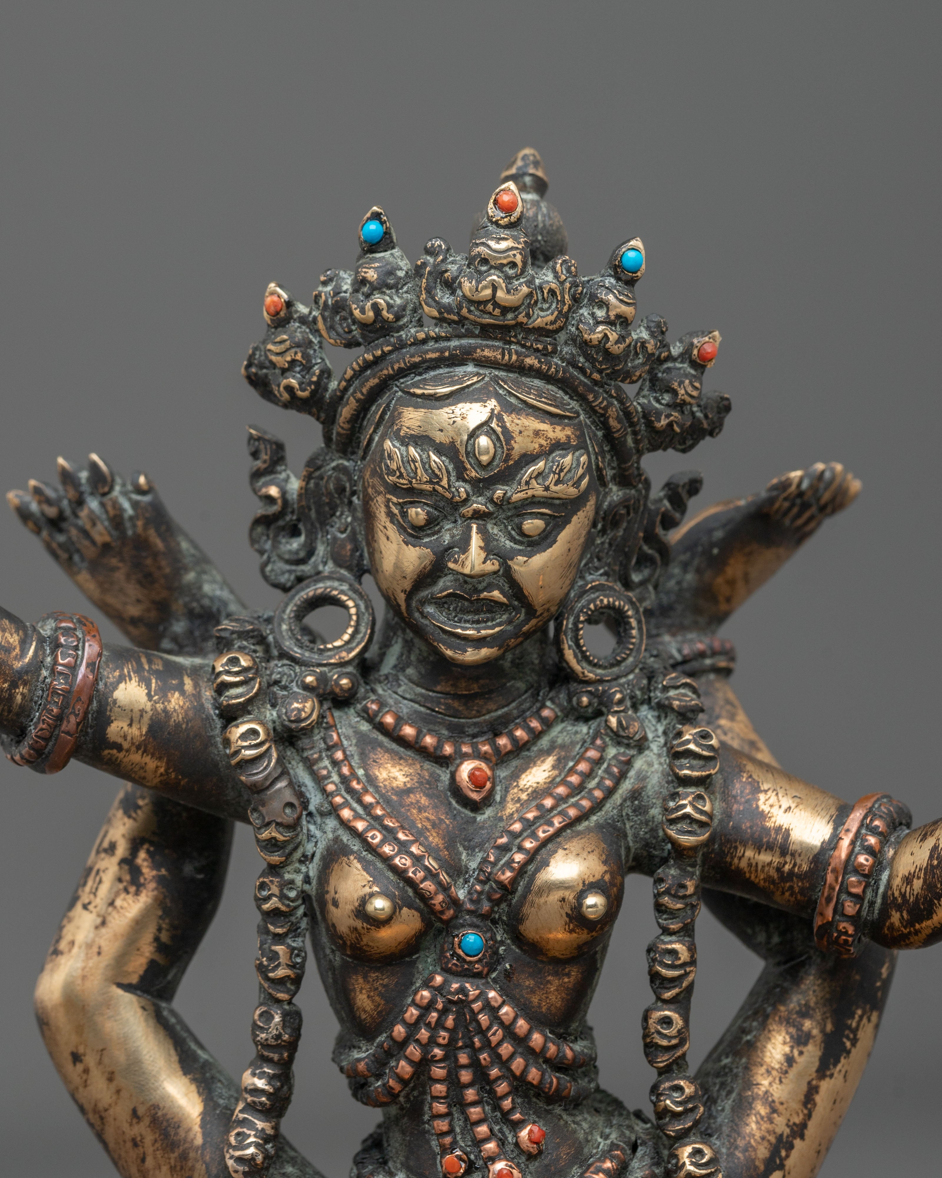 Sukhasiddhi Enlightened Dakini Sculpture | Tibetan Meditation Art
