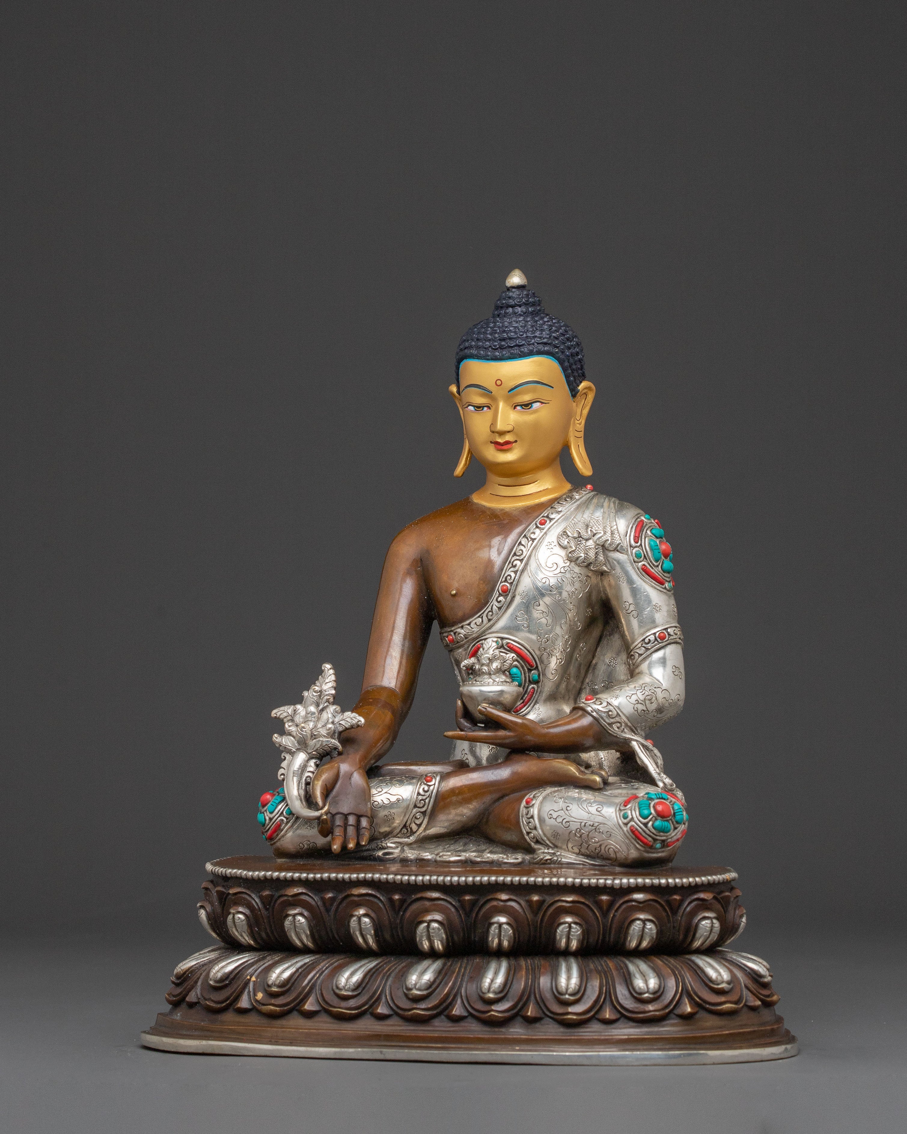 Medicine Buddha Healing Statue | Meditational Decor