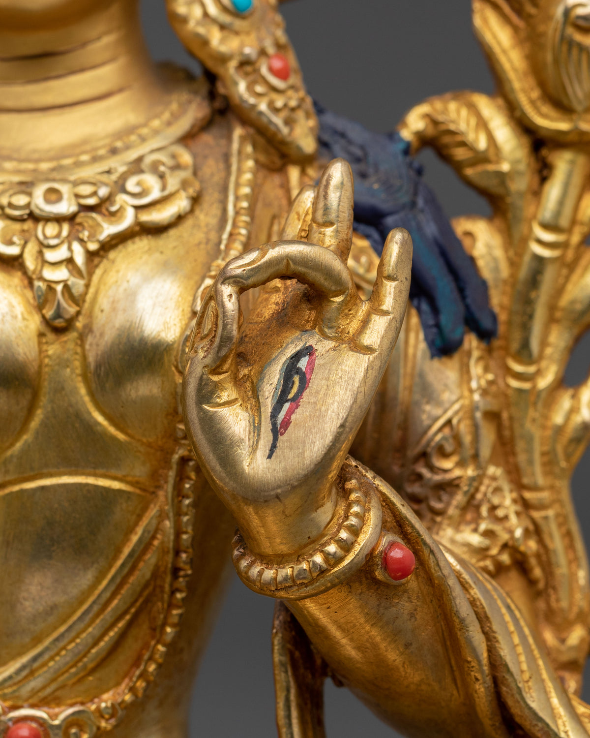 White Tara Compassionate Goddess Statue | Buddhist Altar Figure
