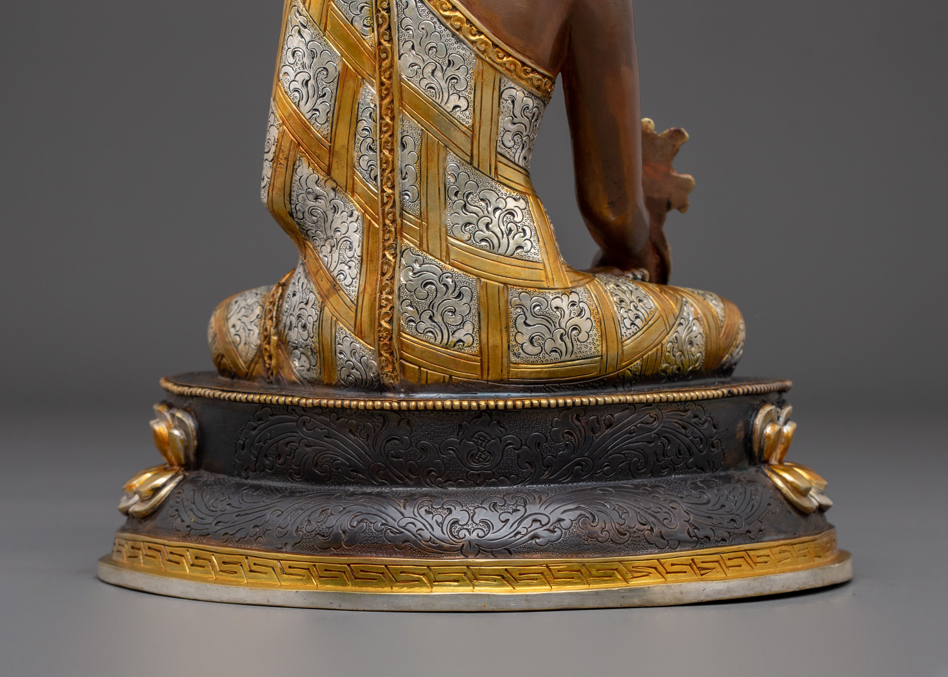 Medicine Buddha Statue | Hand-Gilded Serenity