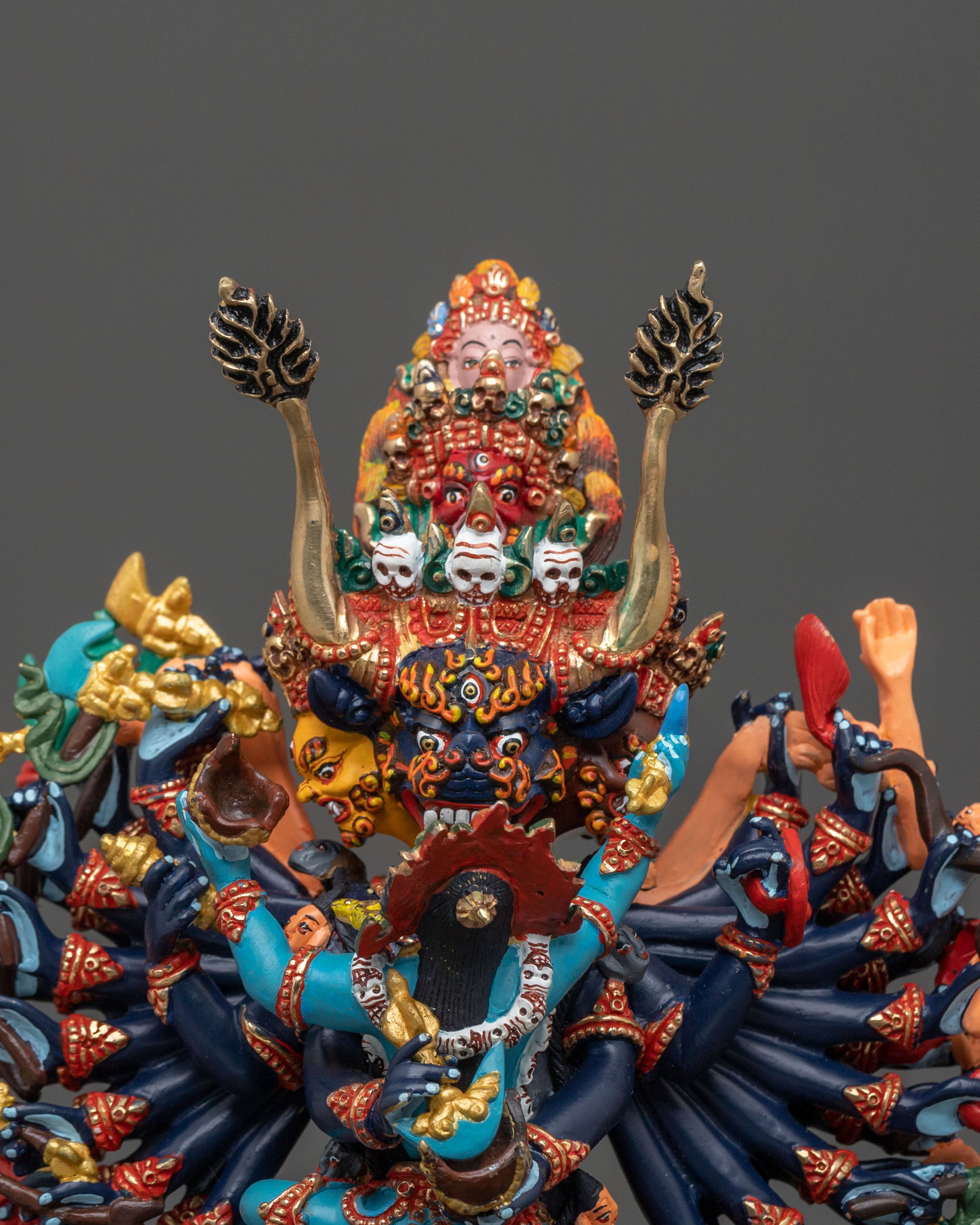 Yamantaka Wrathful Sculpture | Wrathful Guardian of Dharma