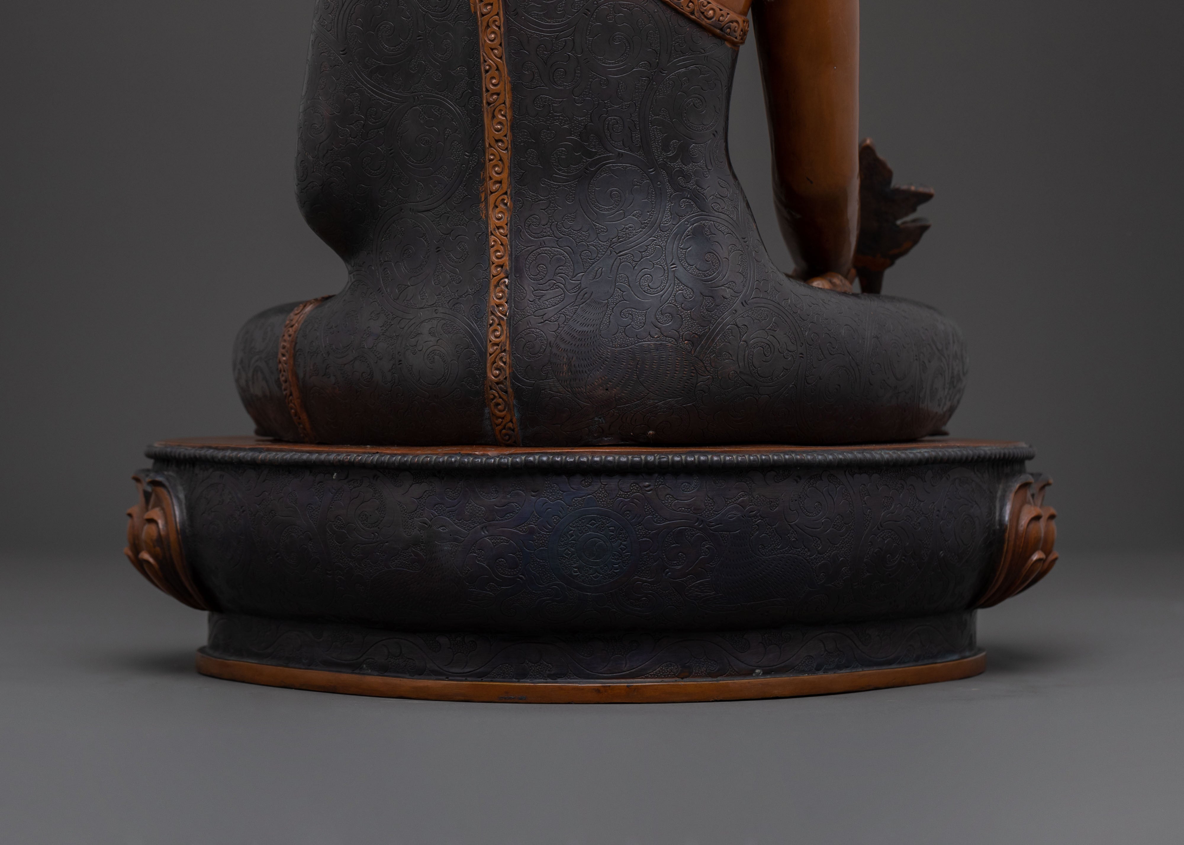 Medicine Buddha Statue | Tibetan Buddhist Healing Figurine