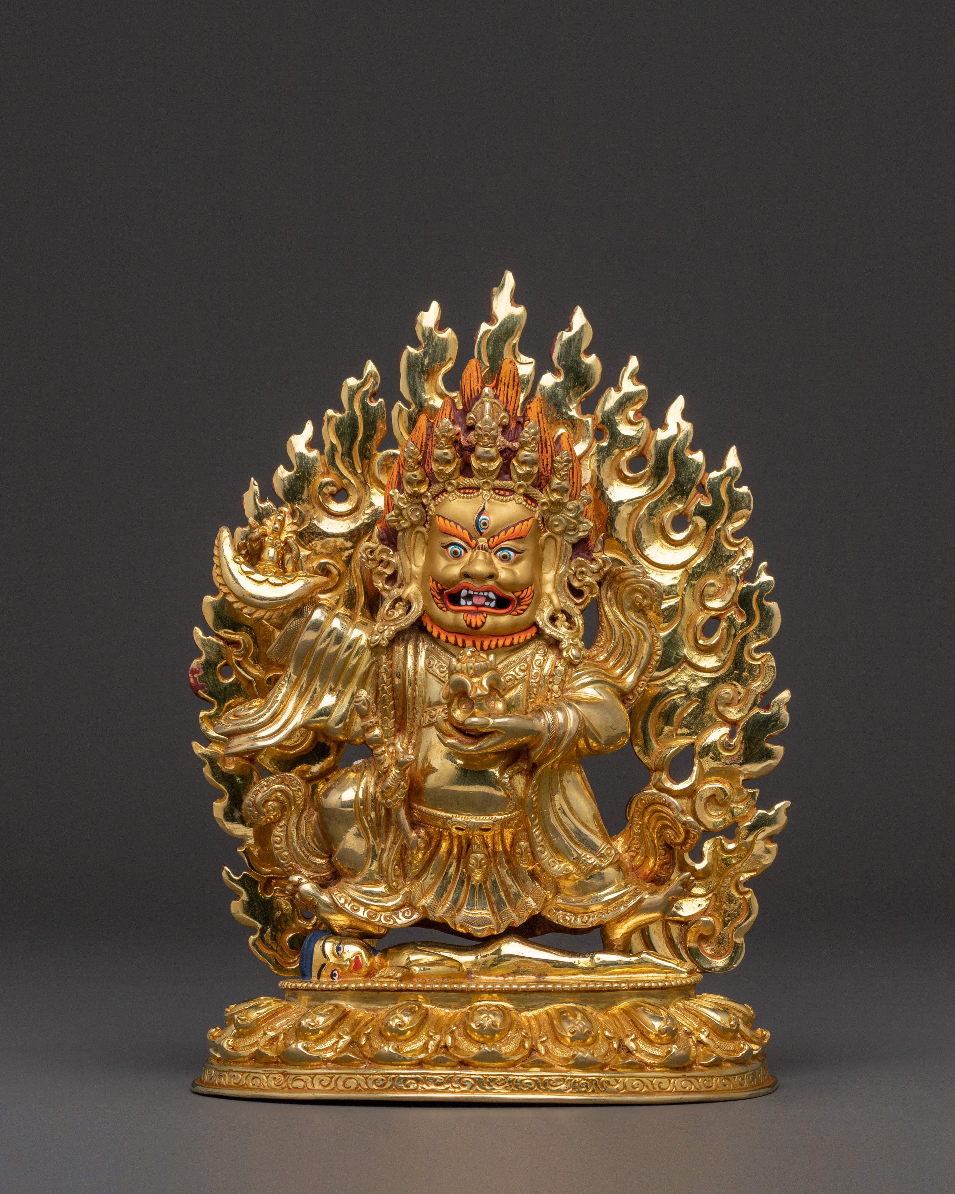 Mahakala Bernakchen Protector Statue | Divine Guardian of Wisdom