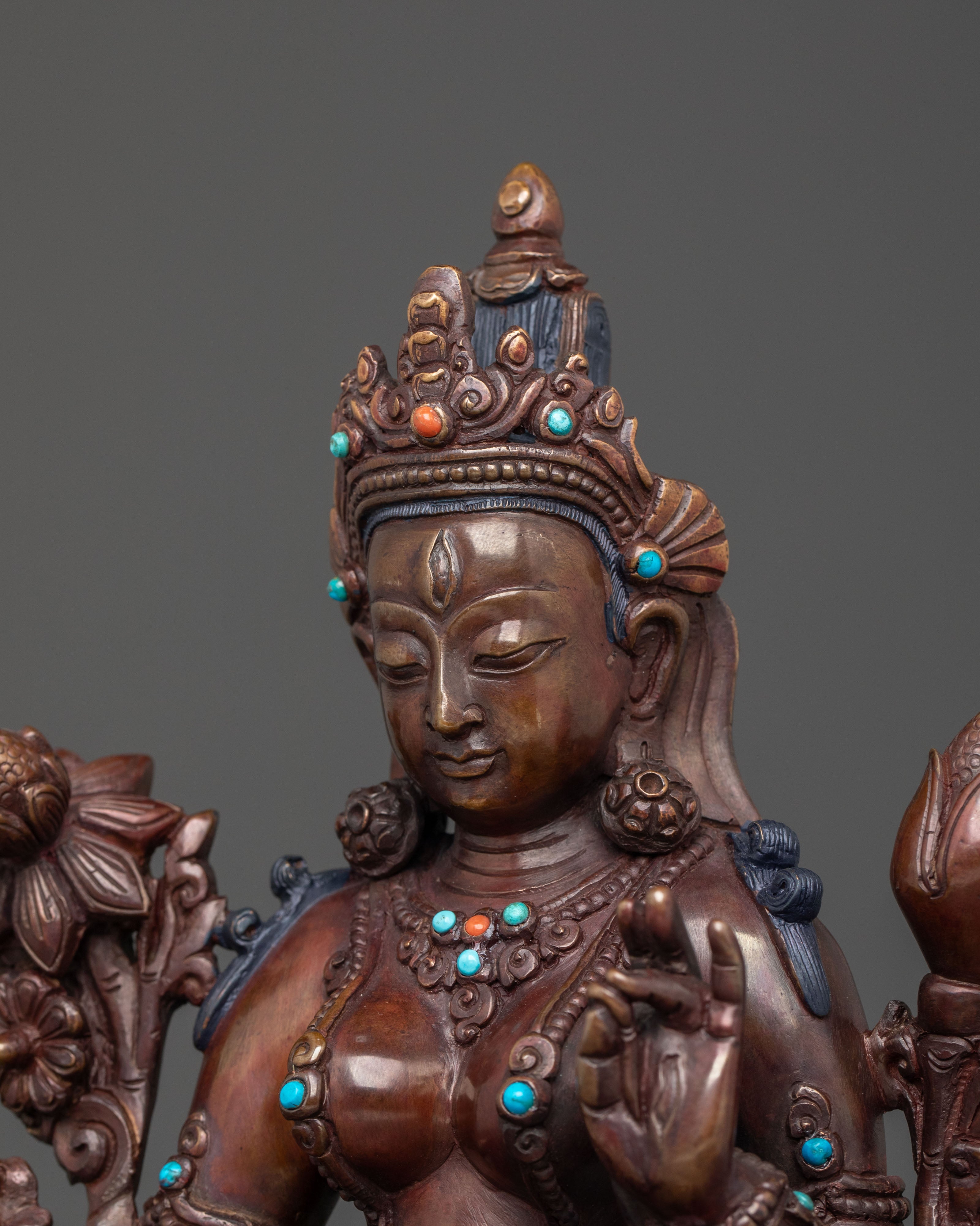 White Tara Spiritual Statue | Symbol of Purity