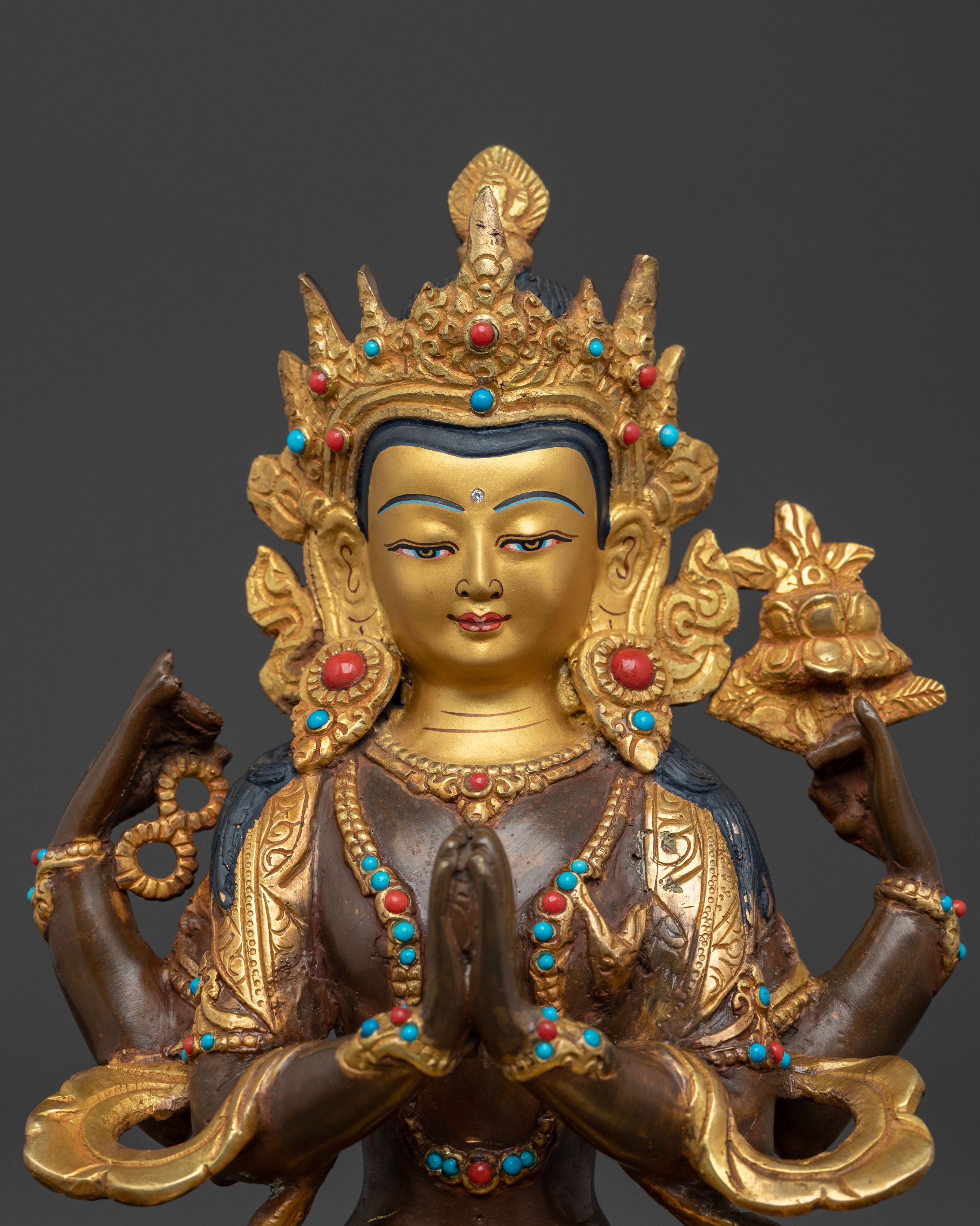 Chenrezig Compassion Statue | Meditation Altar Decor