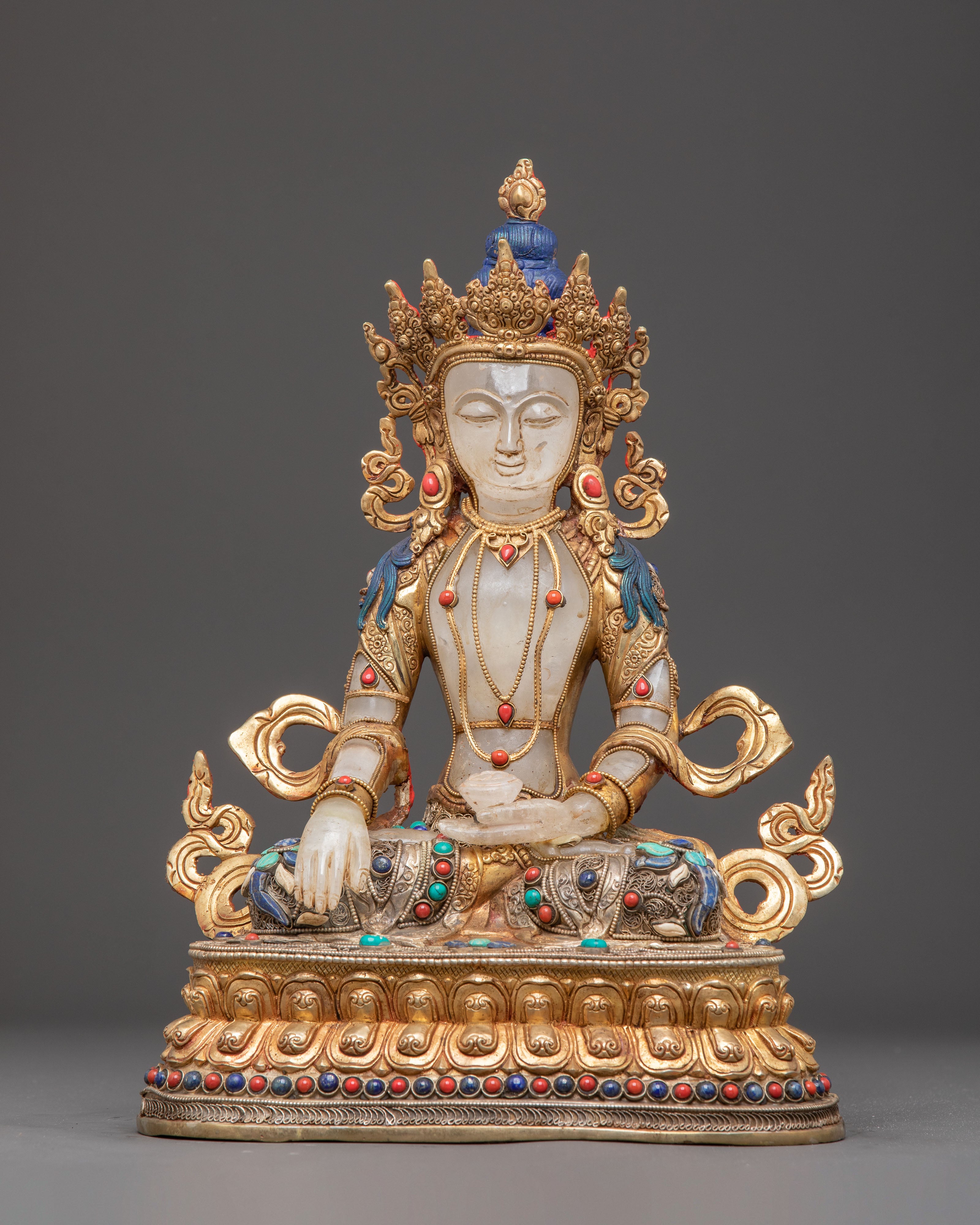 24K Gold Gilded Shakyamuni Buddha Statue | The Awakened One