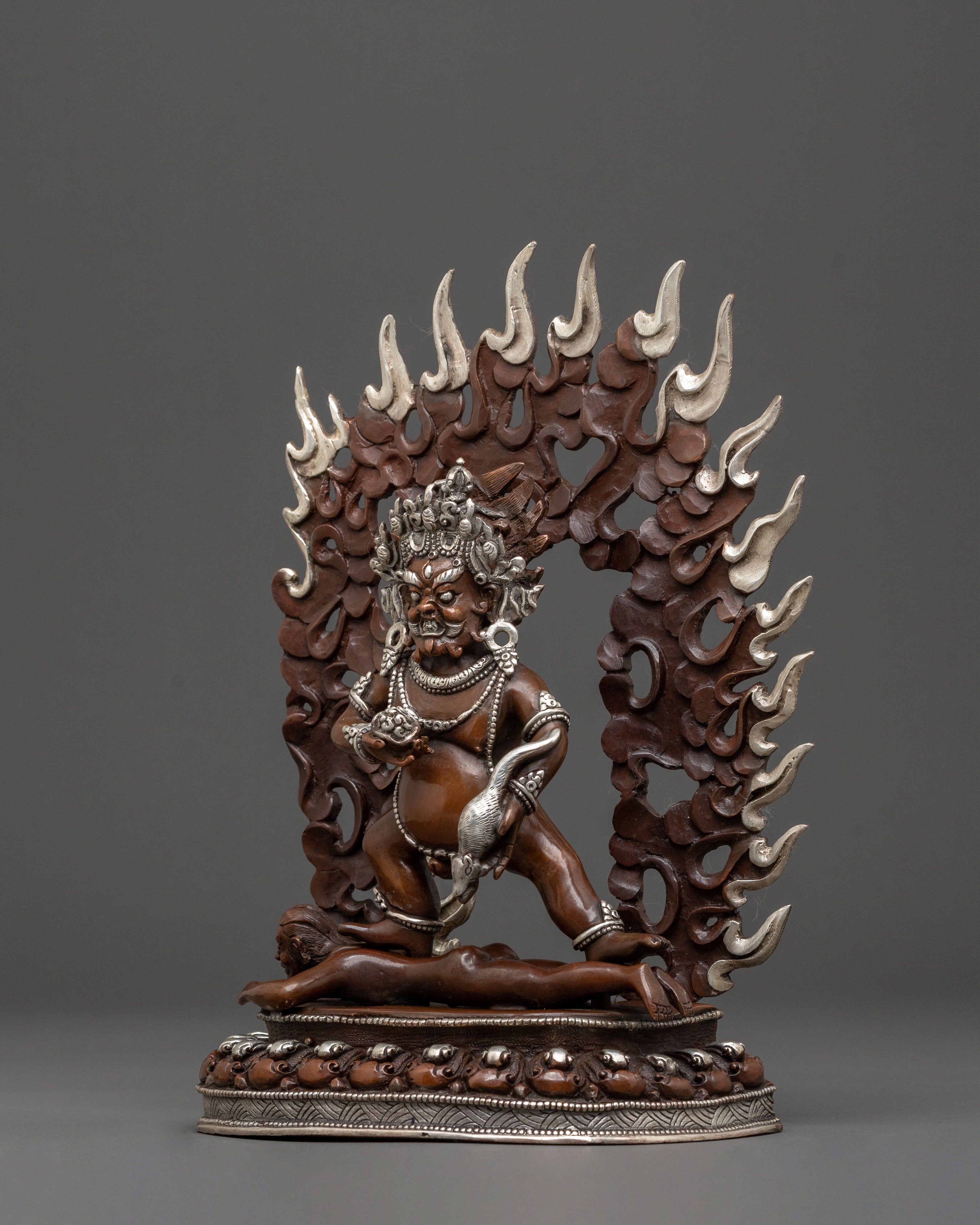 Black Dzambhala Spiritual Statue | Protector of Fortune