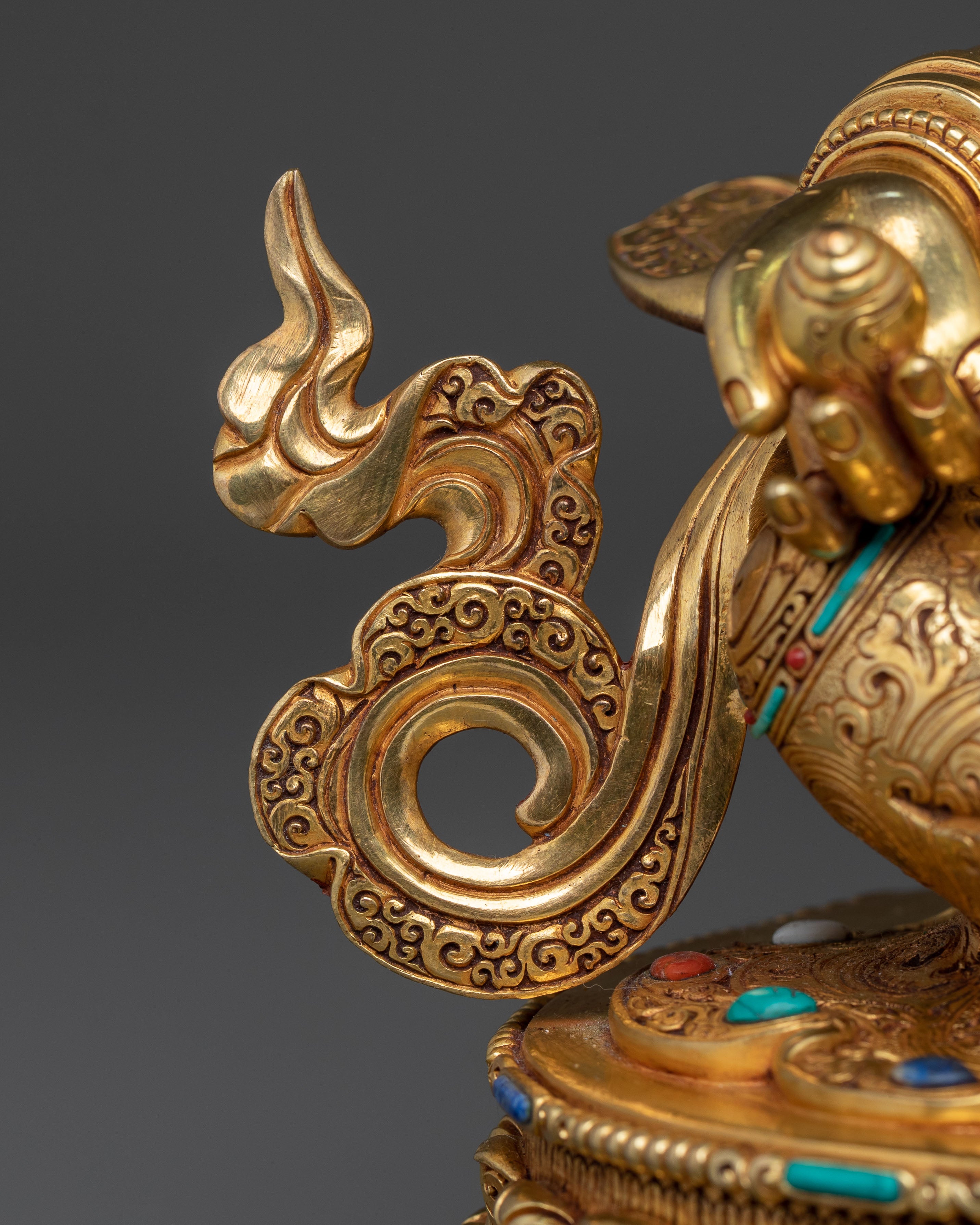 Handcrafted Dzambhala Statue: Wealth Blessing