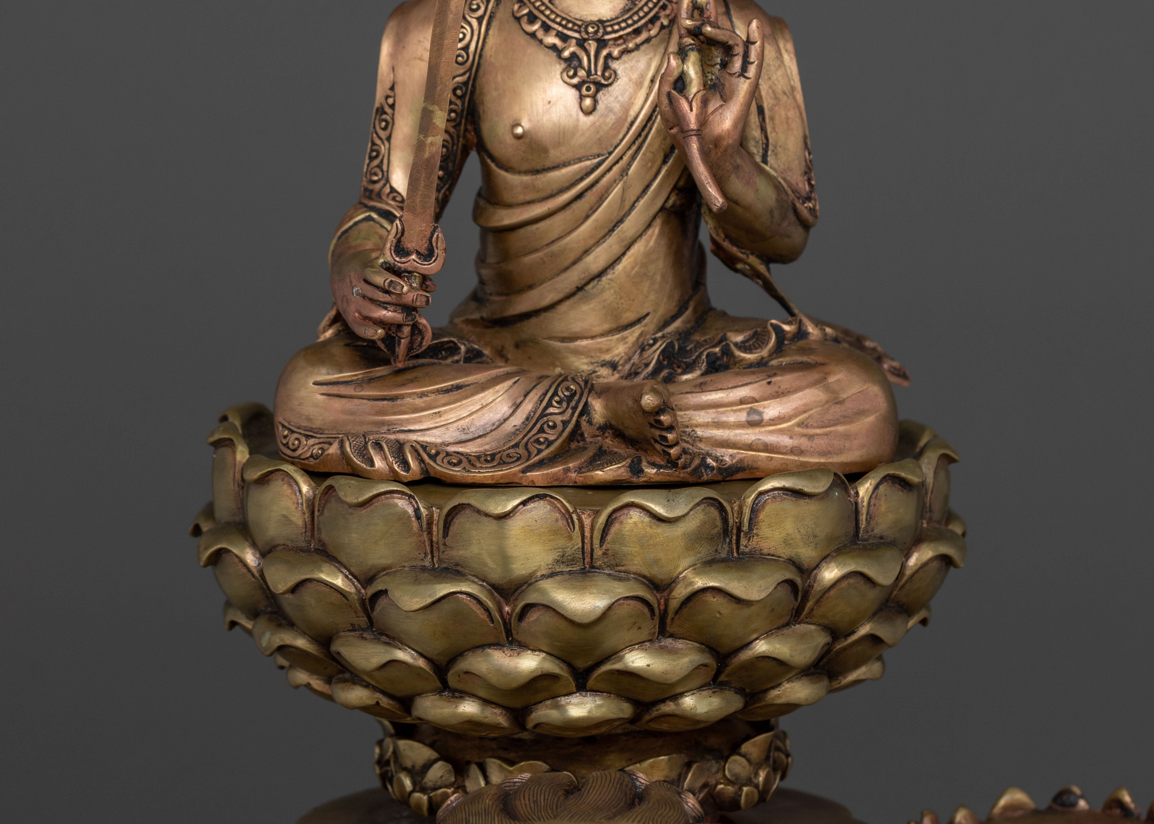 Chinese Manjushri Statue | Tibetan Wisdom Bodhisattva