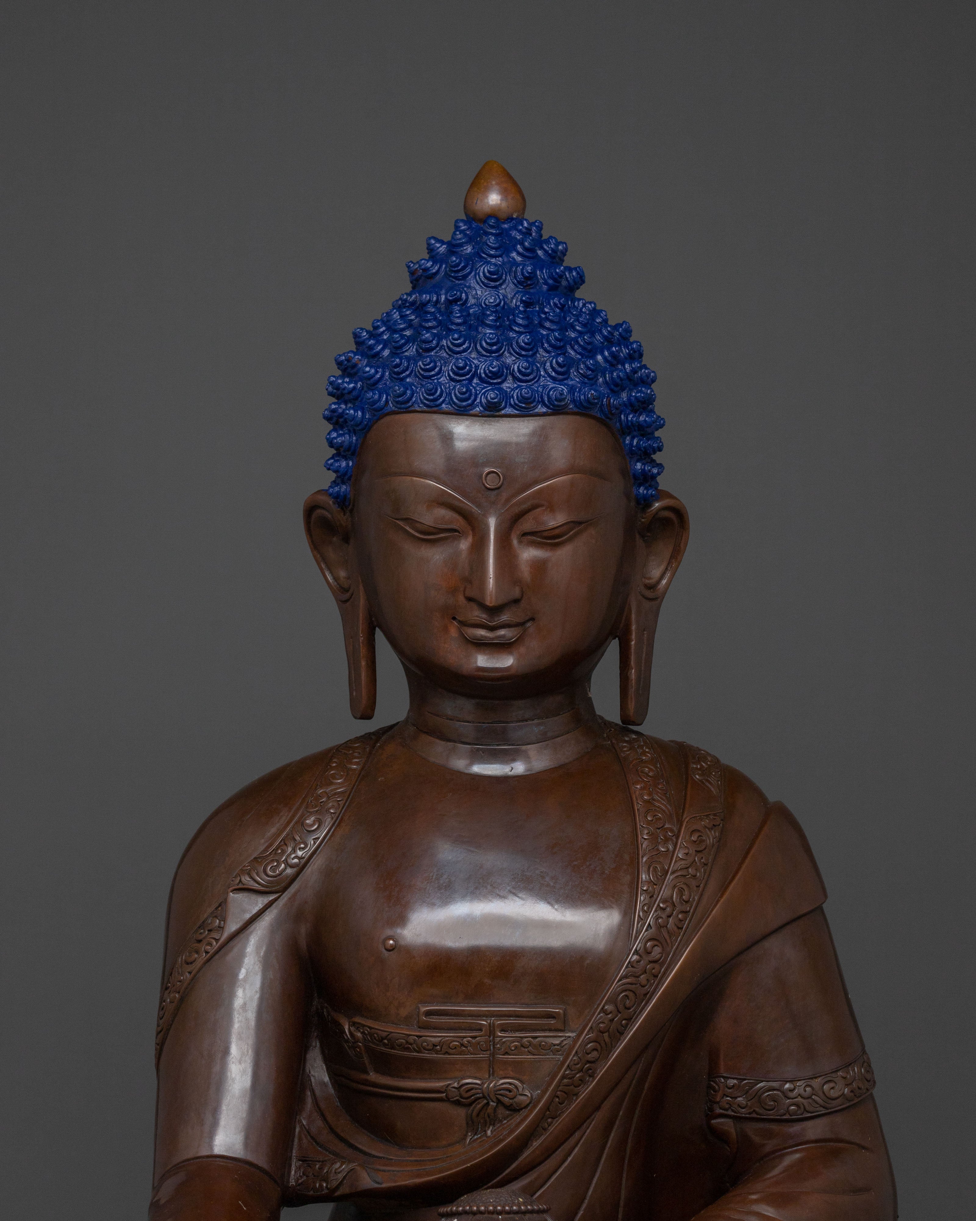 Buddhist Shrine Shakyamuni Buddha Statue | Symbol of Wisdom