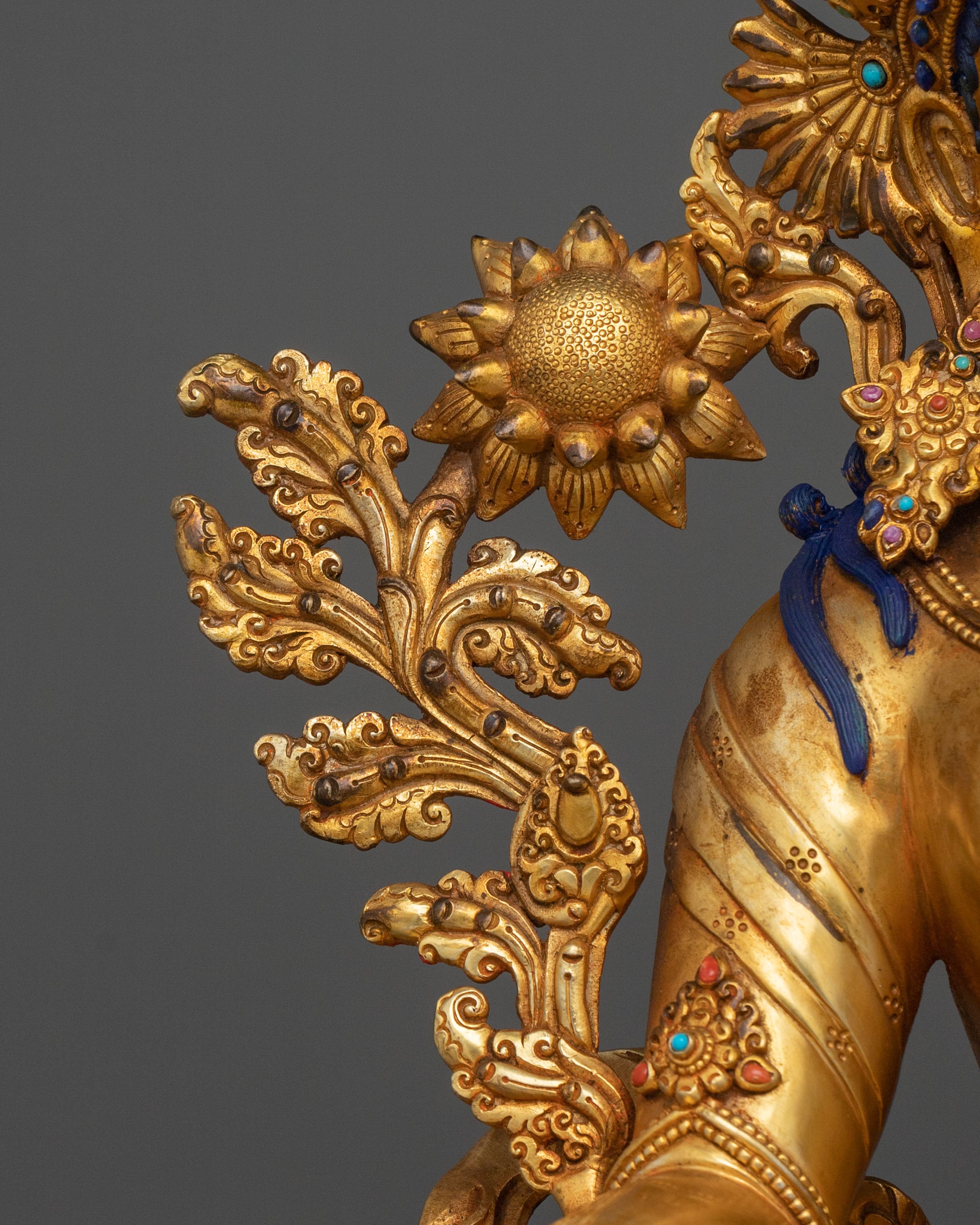 Green Tara Sacred Statue | Tibetan Goddess