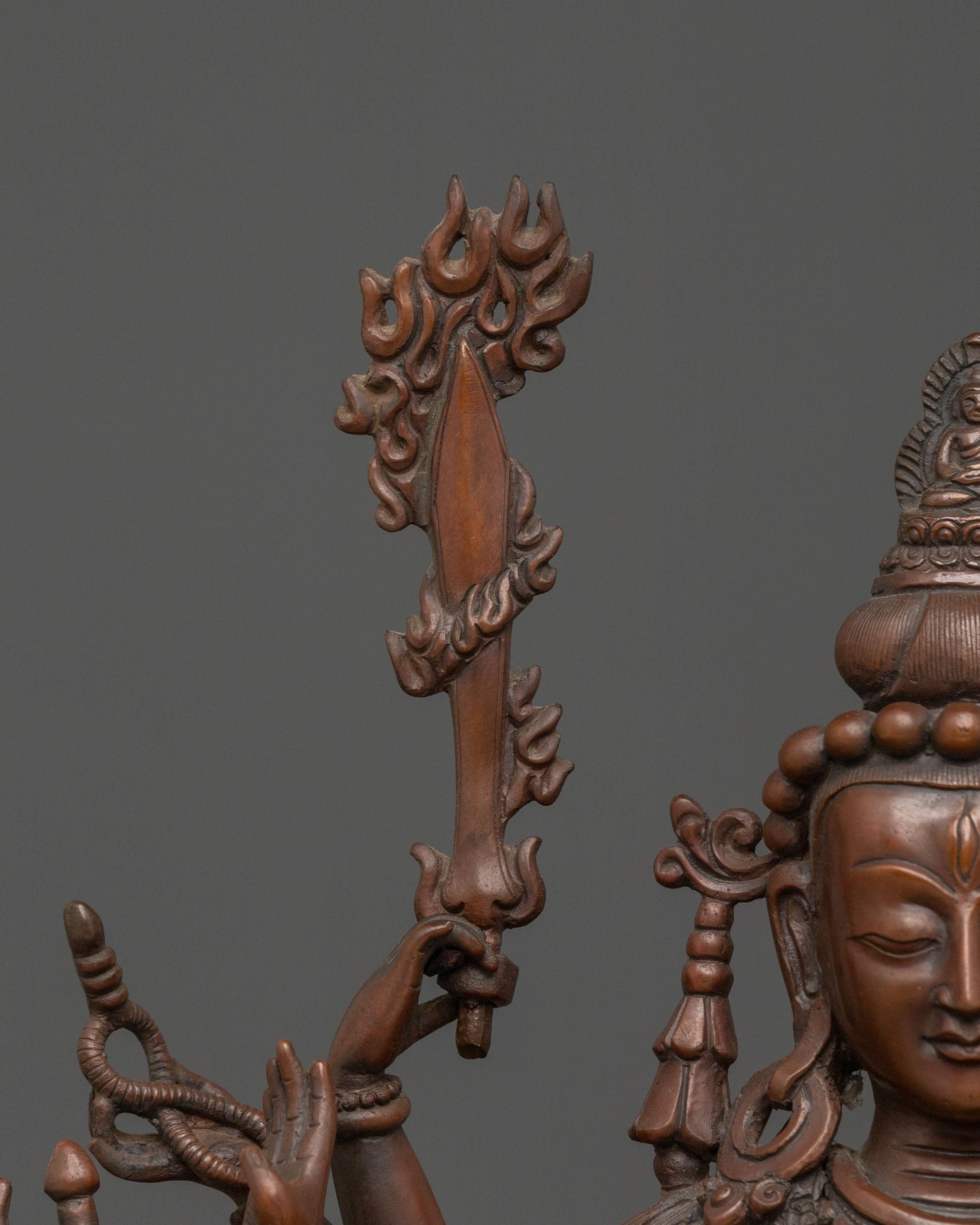 Chundi Oxidized Sculpture | Altar Home Decor