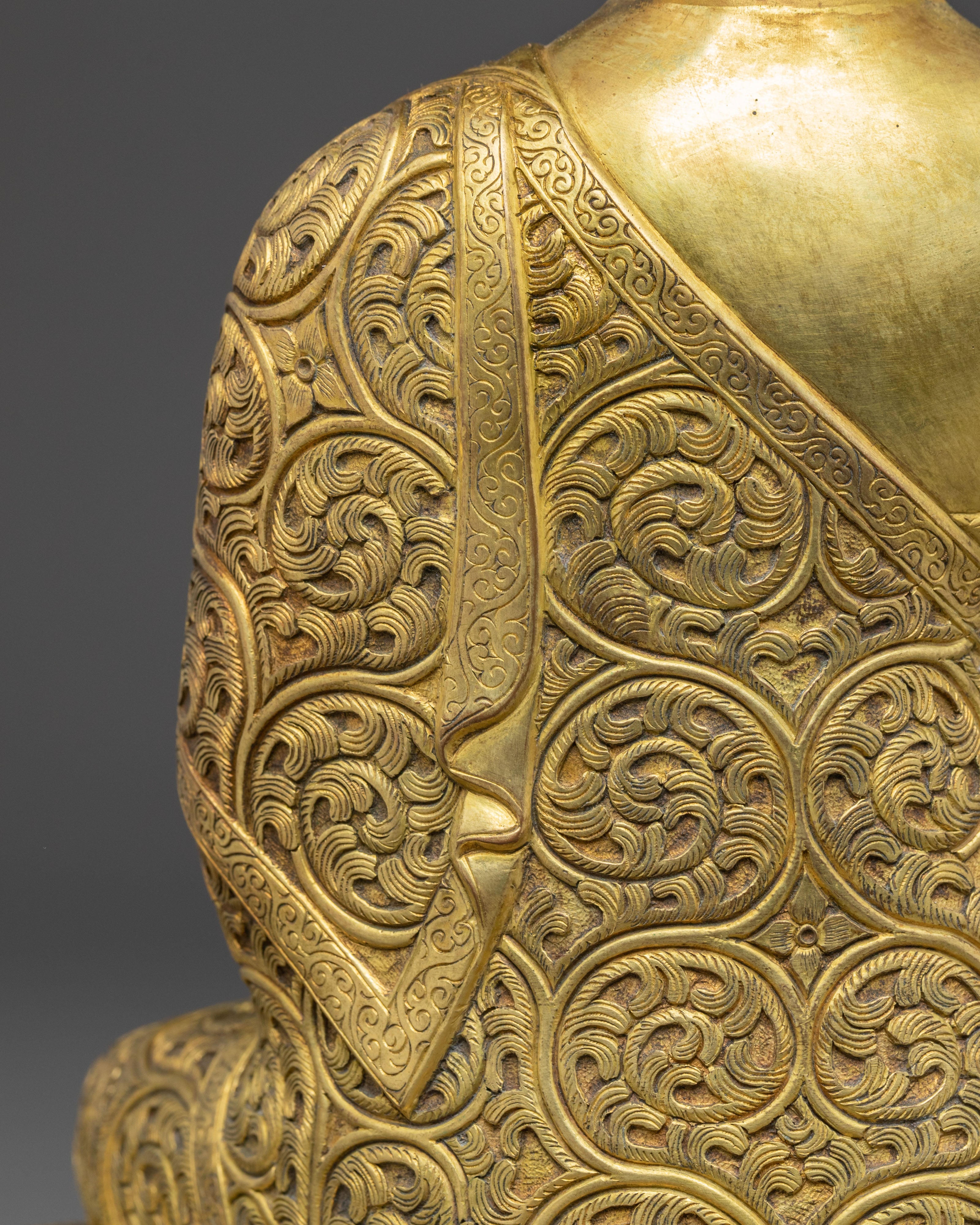 Handmade Medicine Buddha Copper Body Statue | Healing Buddha