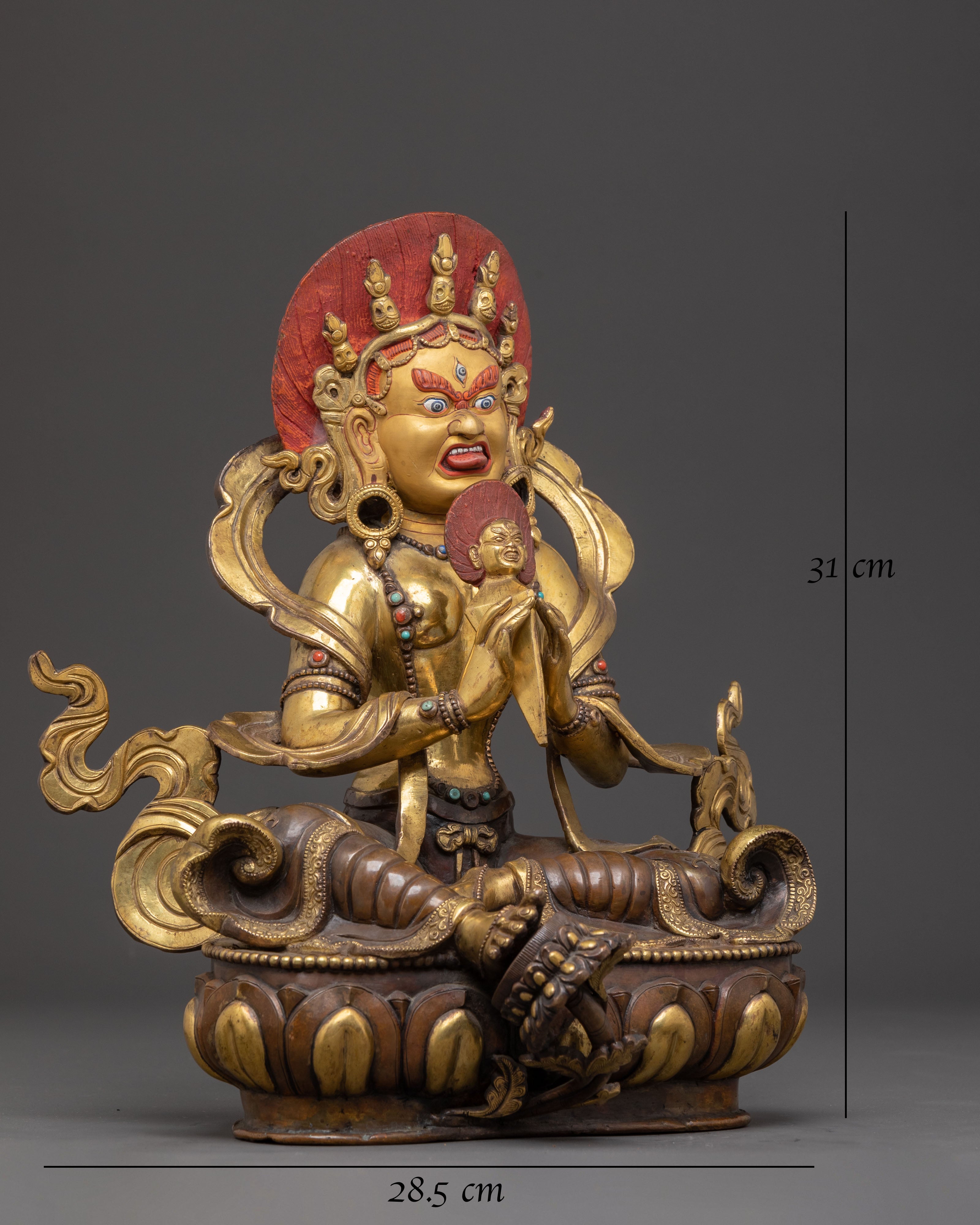 Tara Copper Statue | Symbol of Wrathful Compassion