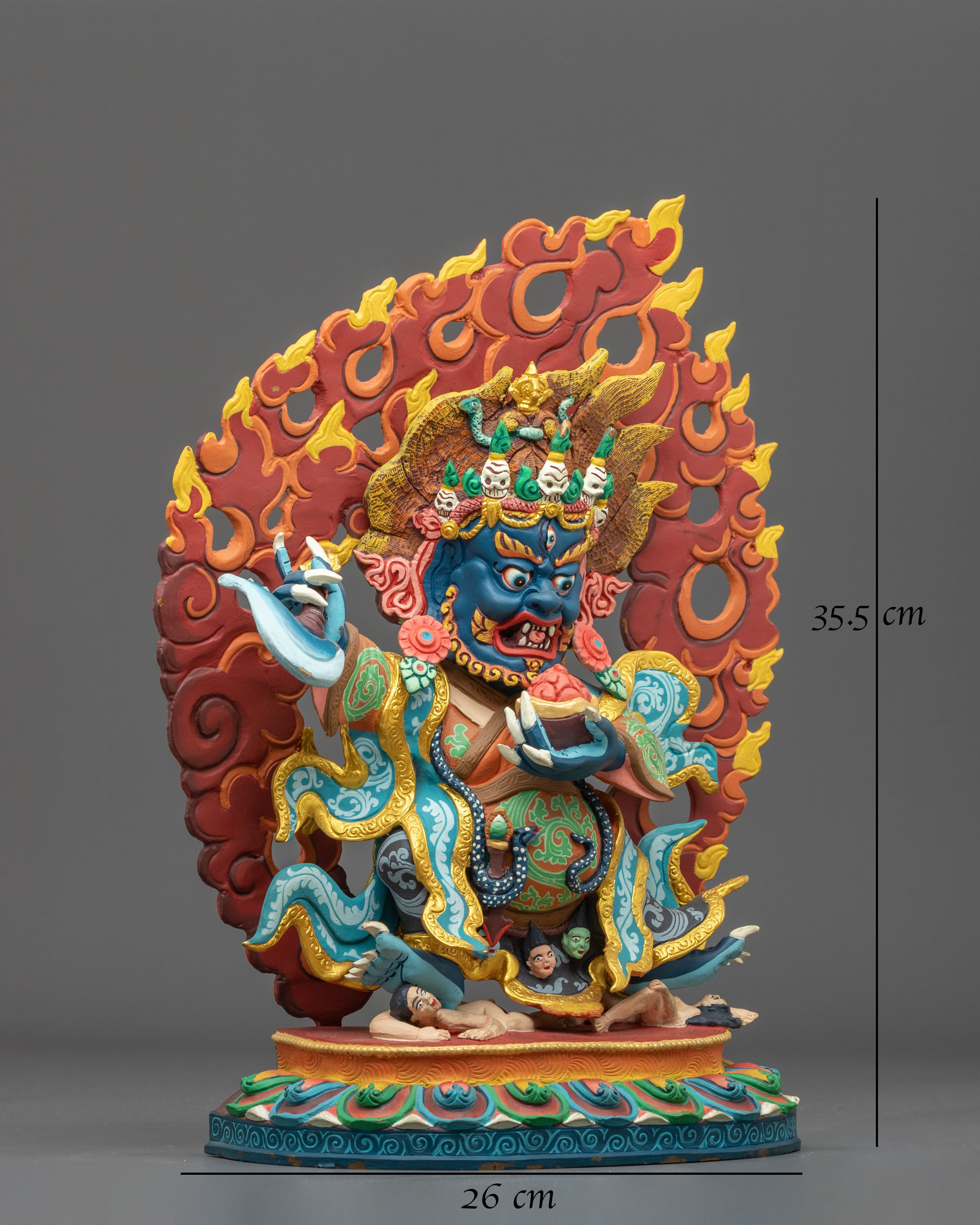 Mahakala Bernakchen Statue of Protection | Altar Decor