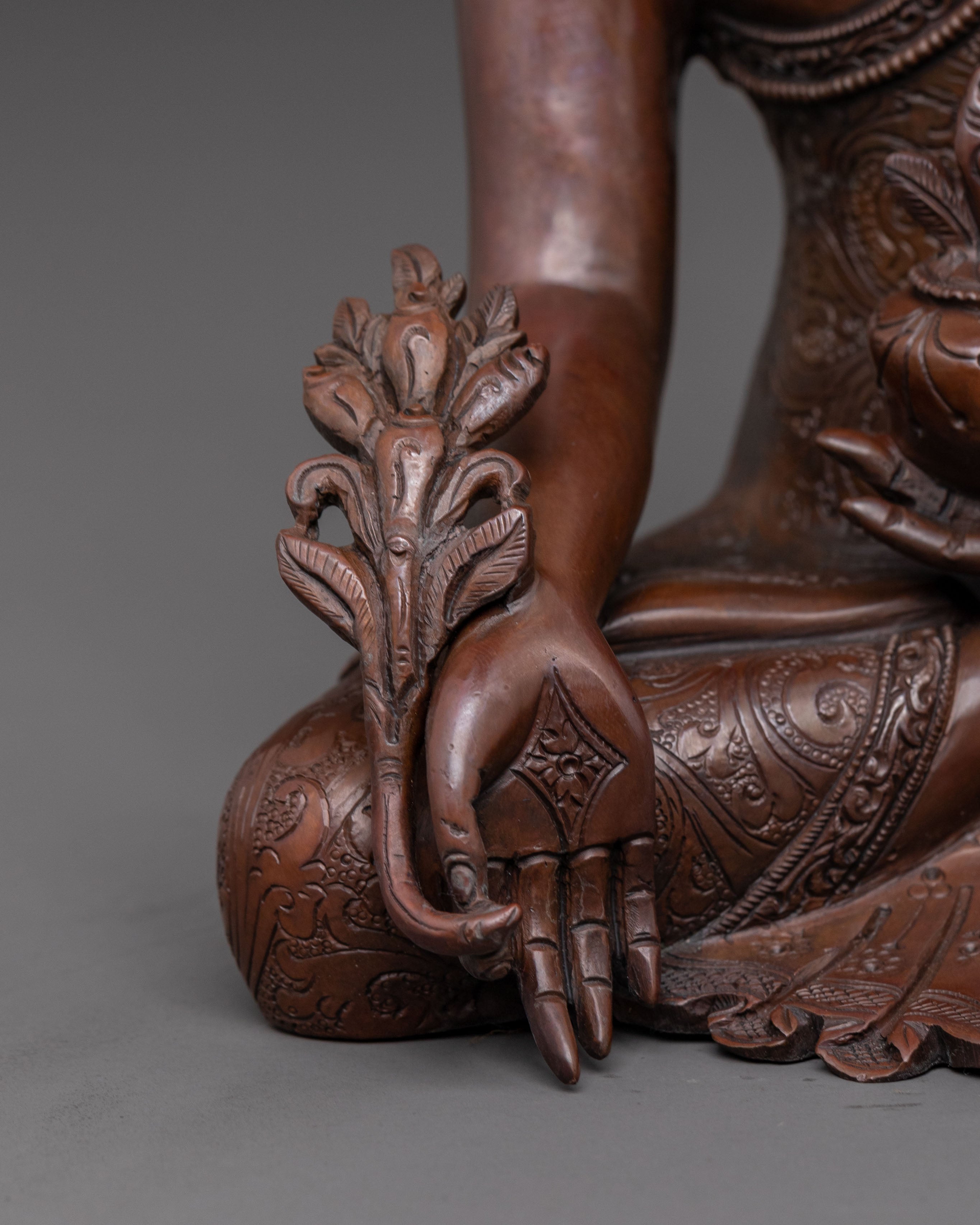 Medicine Buddha Handcrafted Statue for Healing