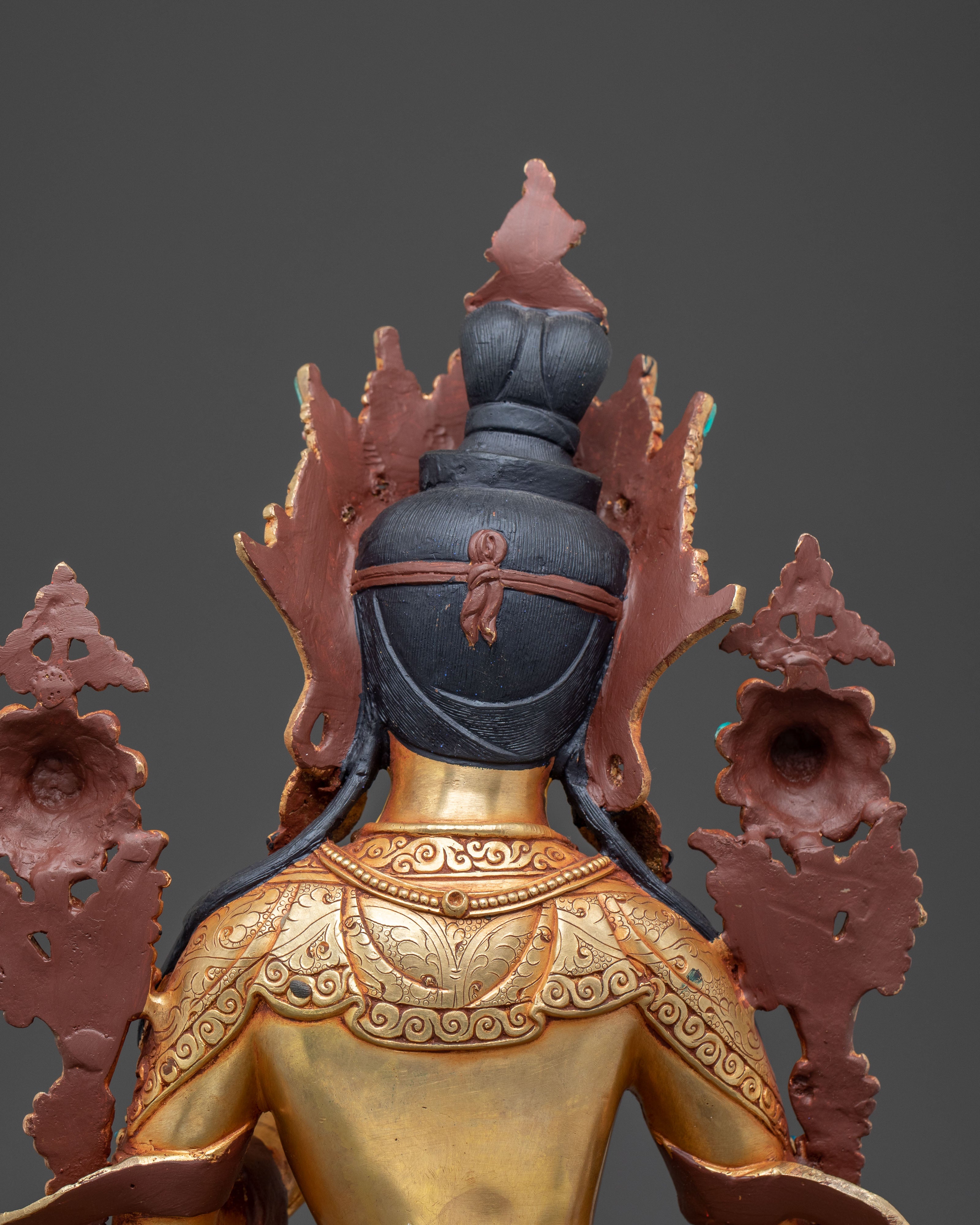 Green Tara Protector Statue | acred Sculpture for Spiritual Spaces