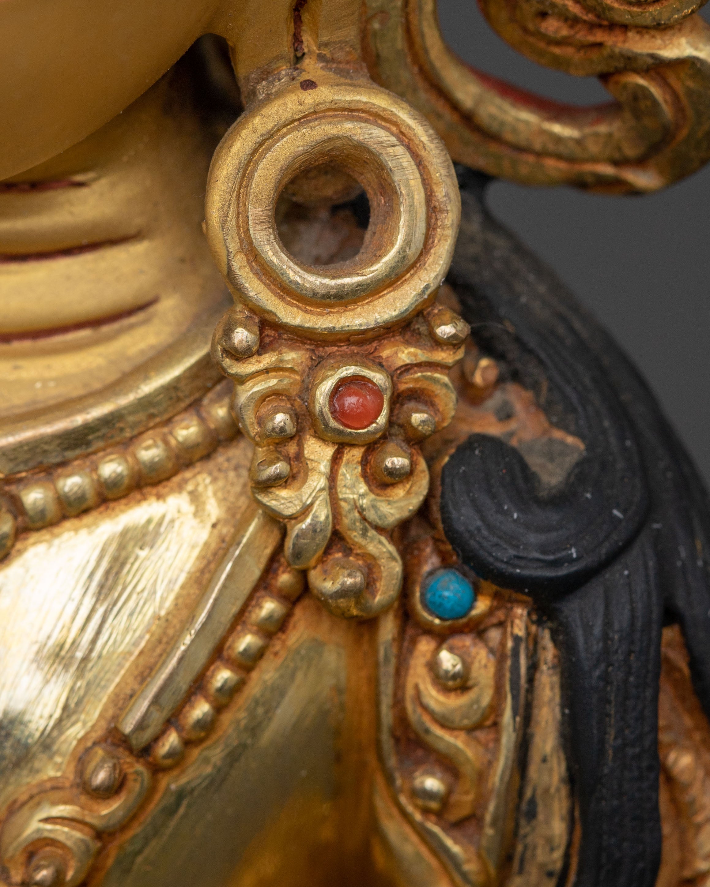 Handmade Himalayan Handcrafted Vajrasattva Copper Statue | Traditional Artwork