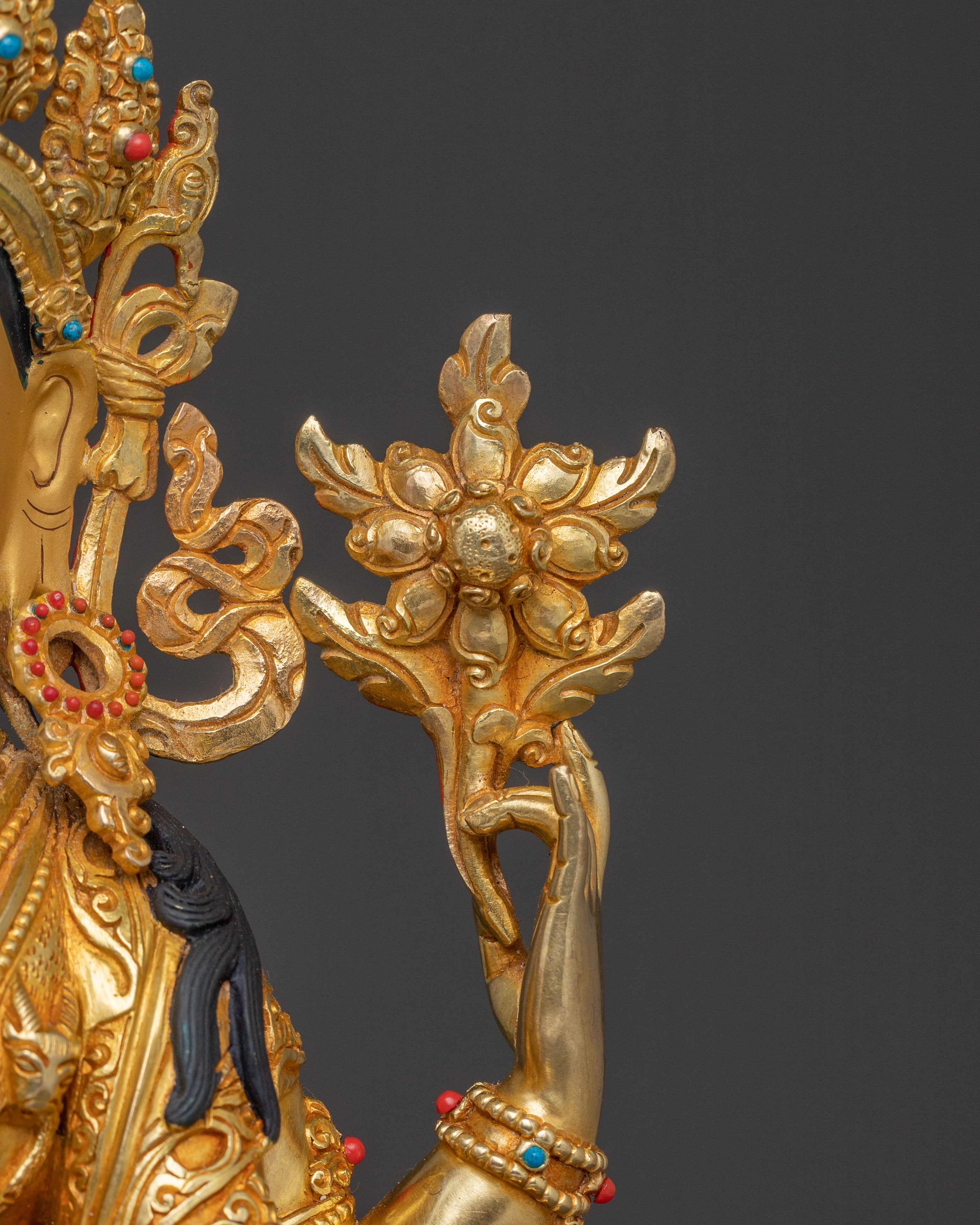 Handcrafted Chenrezig Statue | Serene Compassion