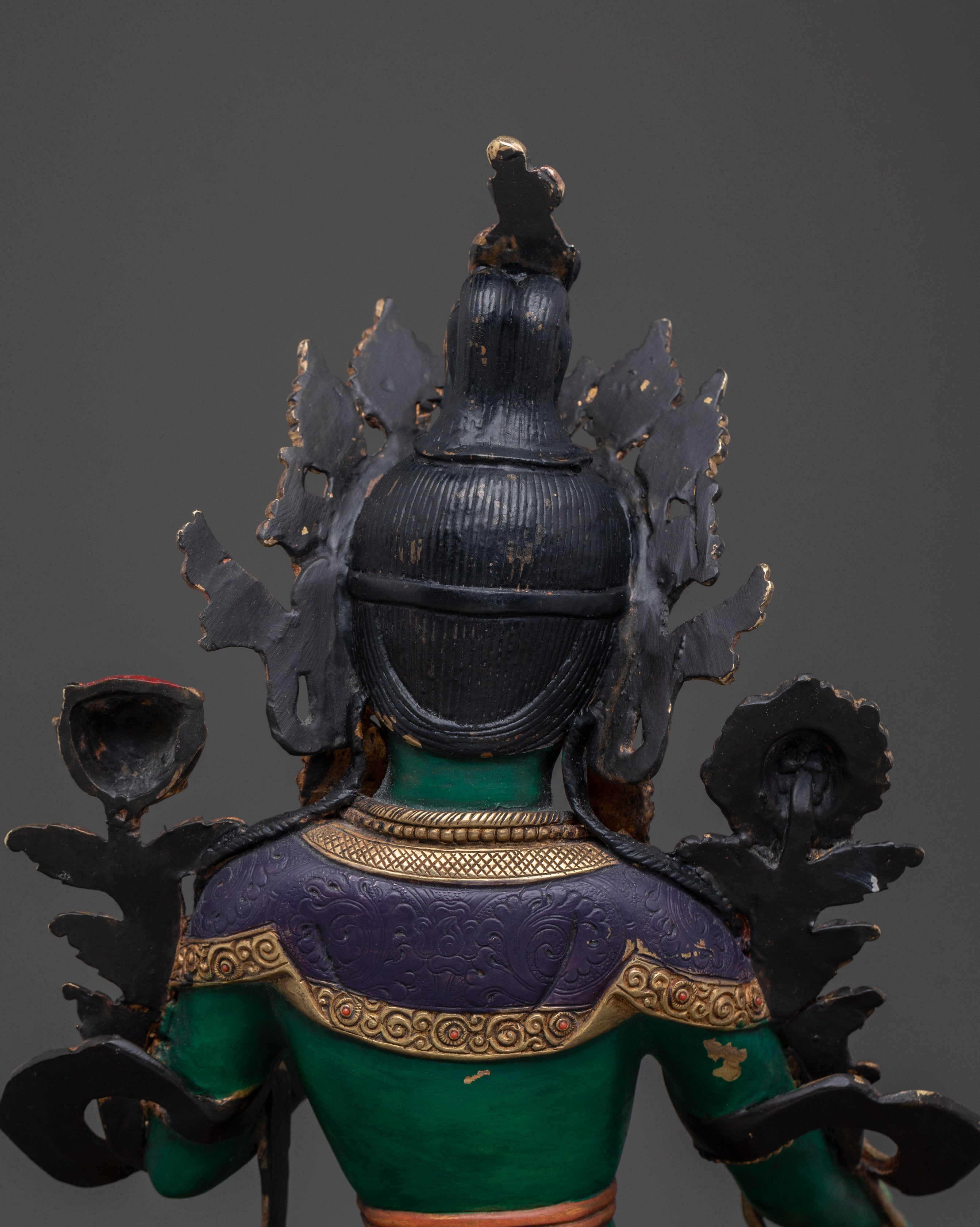 Divine Green Tara Sculpture | Goddess of Compassion & Protection