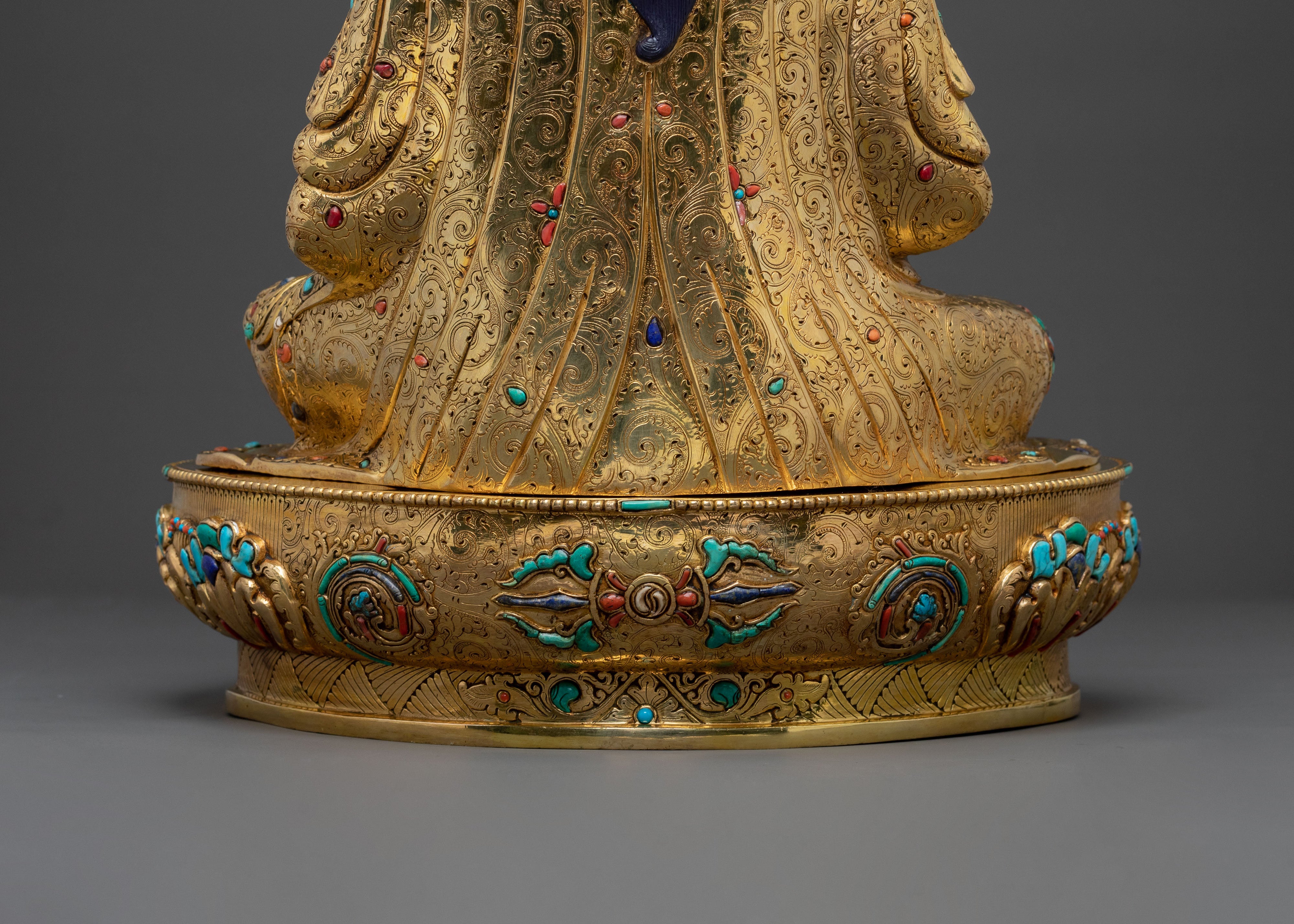 Guru Norla: 24K Gold Gilded Sacred Figurine