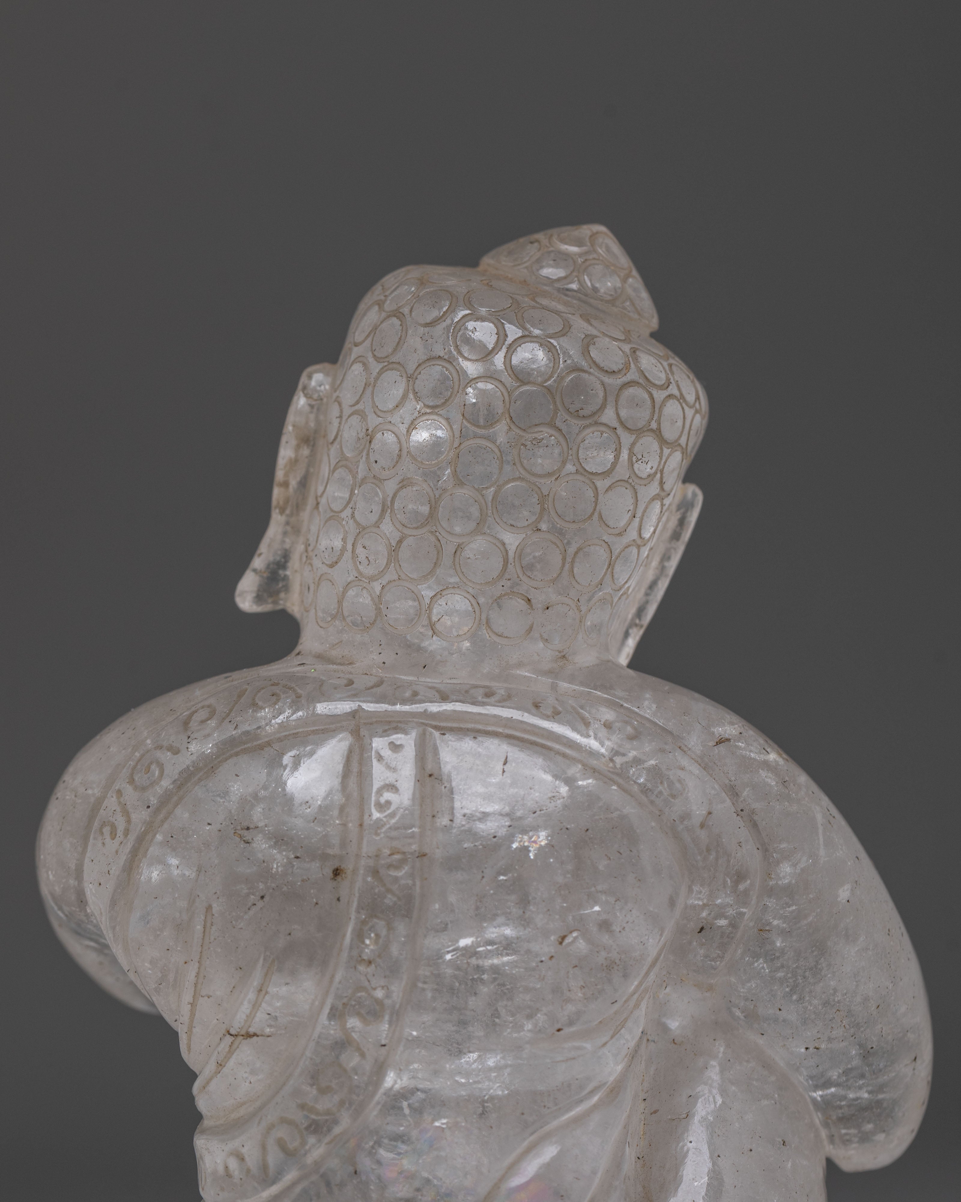 Buddha Statue | Luminous Crystal from Ganesh Himal