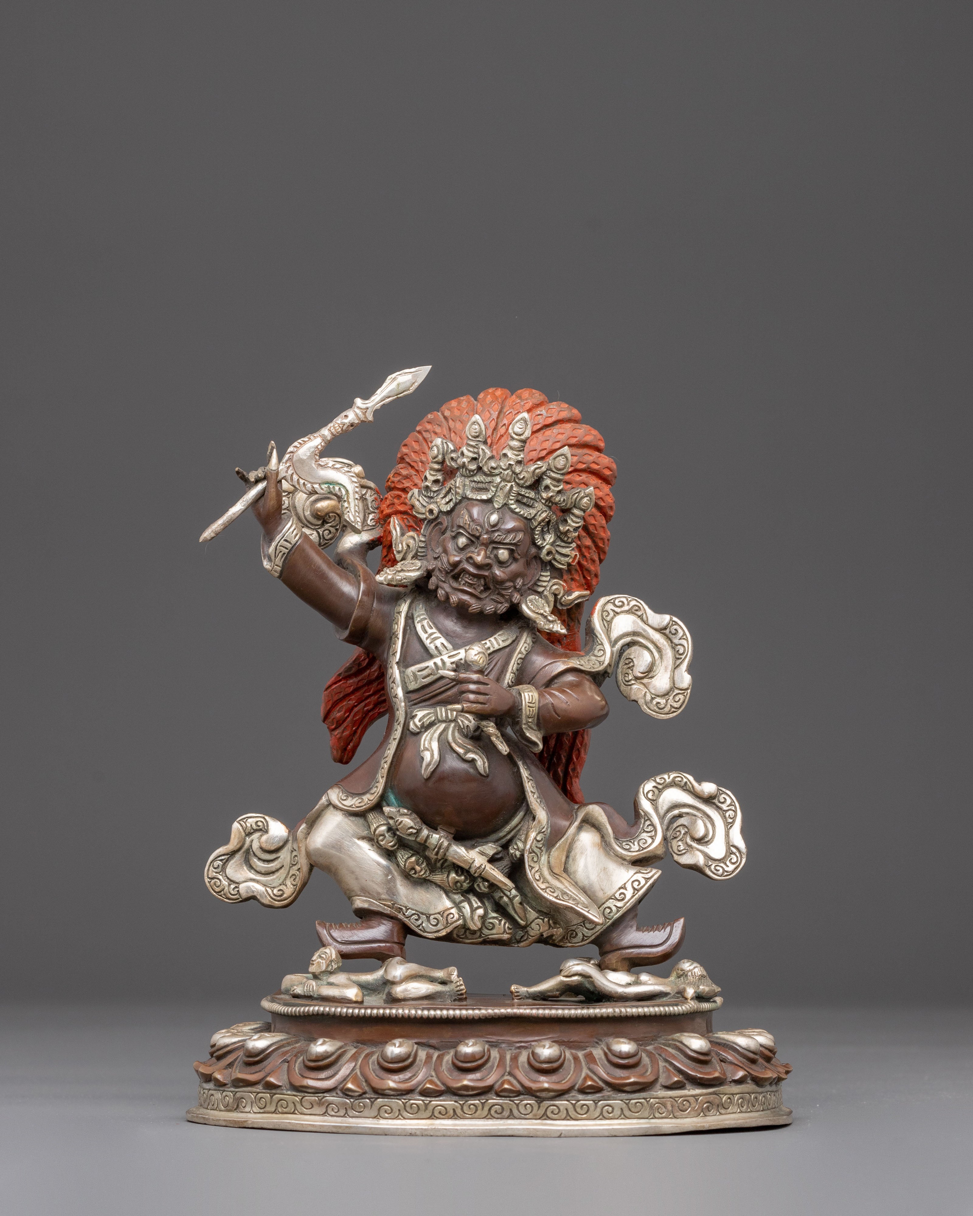 Handmade Naga Mahakala Statue | Wrathful Protector Deity
