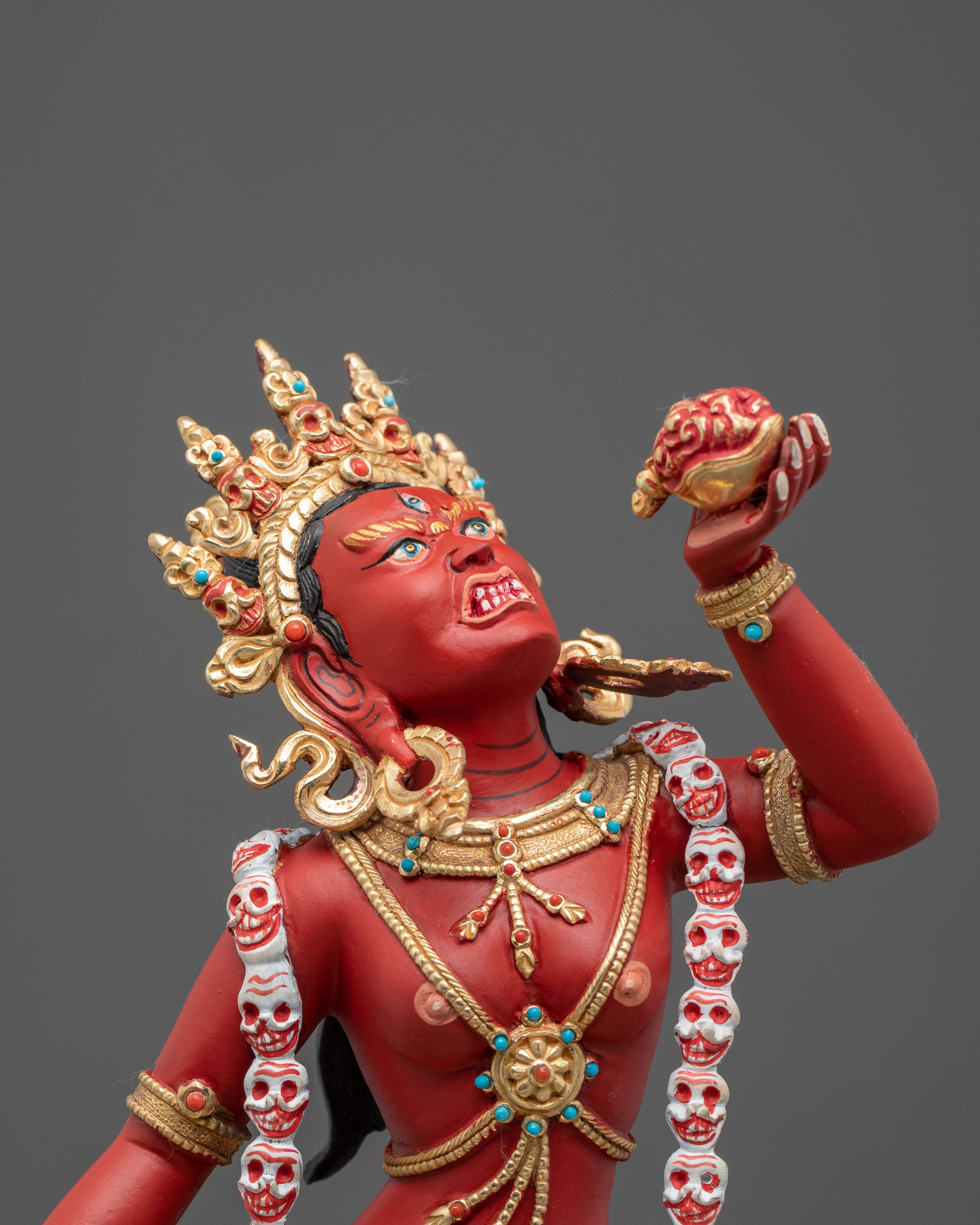 Tibetan Dakini Vajrayogini Spiritual Figurine | Sacred Protector of Vajrayana Buddhism
