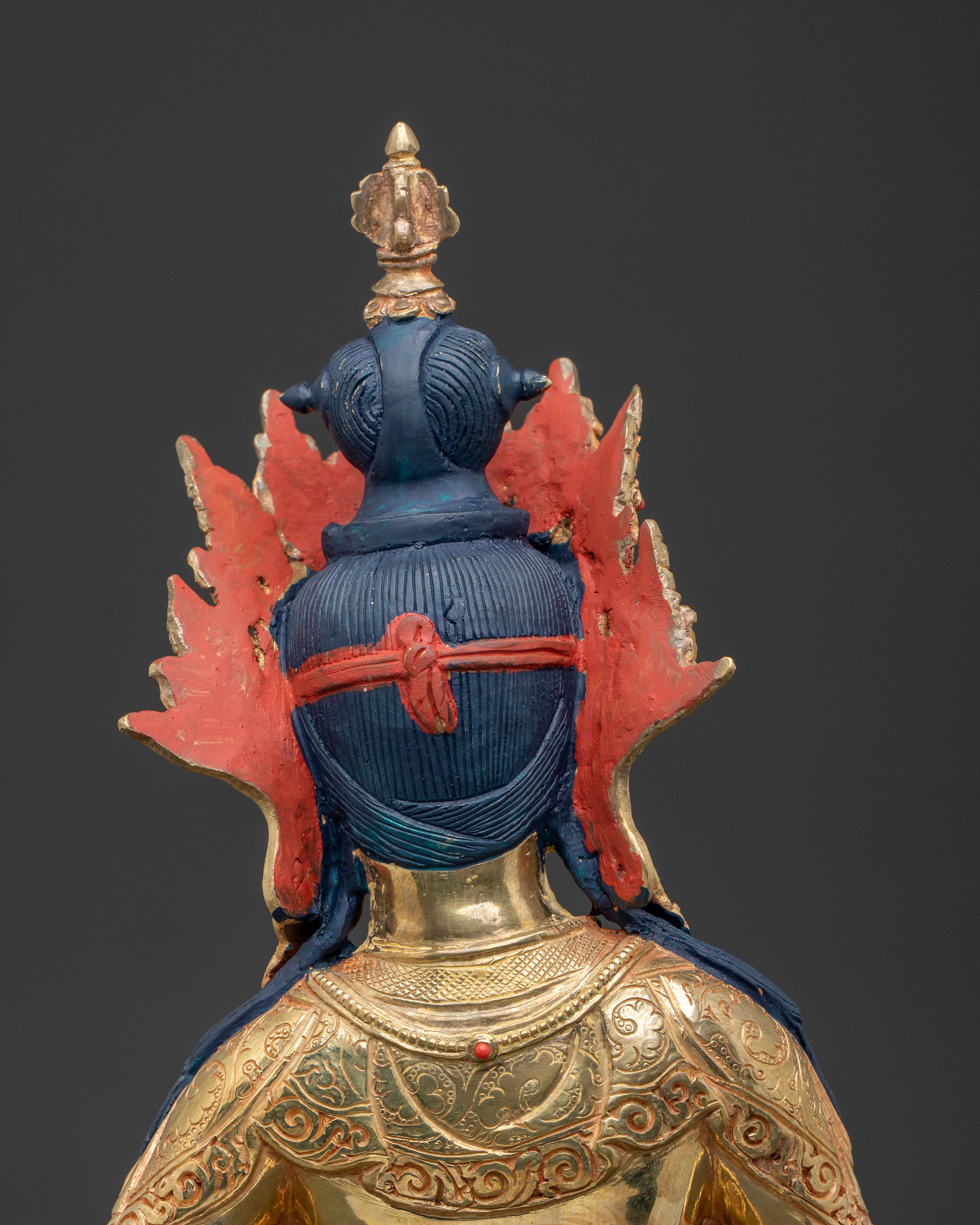 Vajrasattva Buddha | 24k Gold Gilded Figure