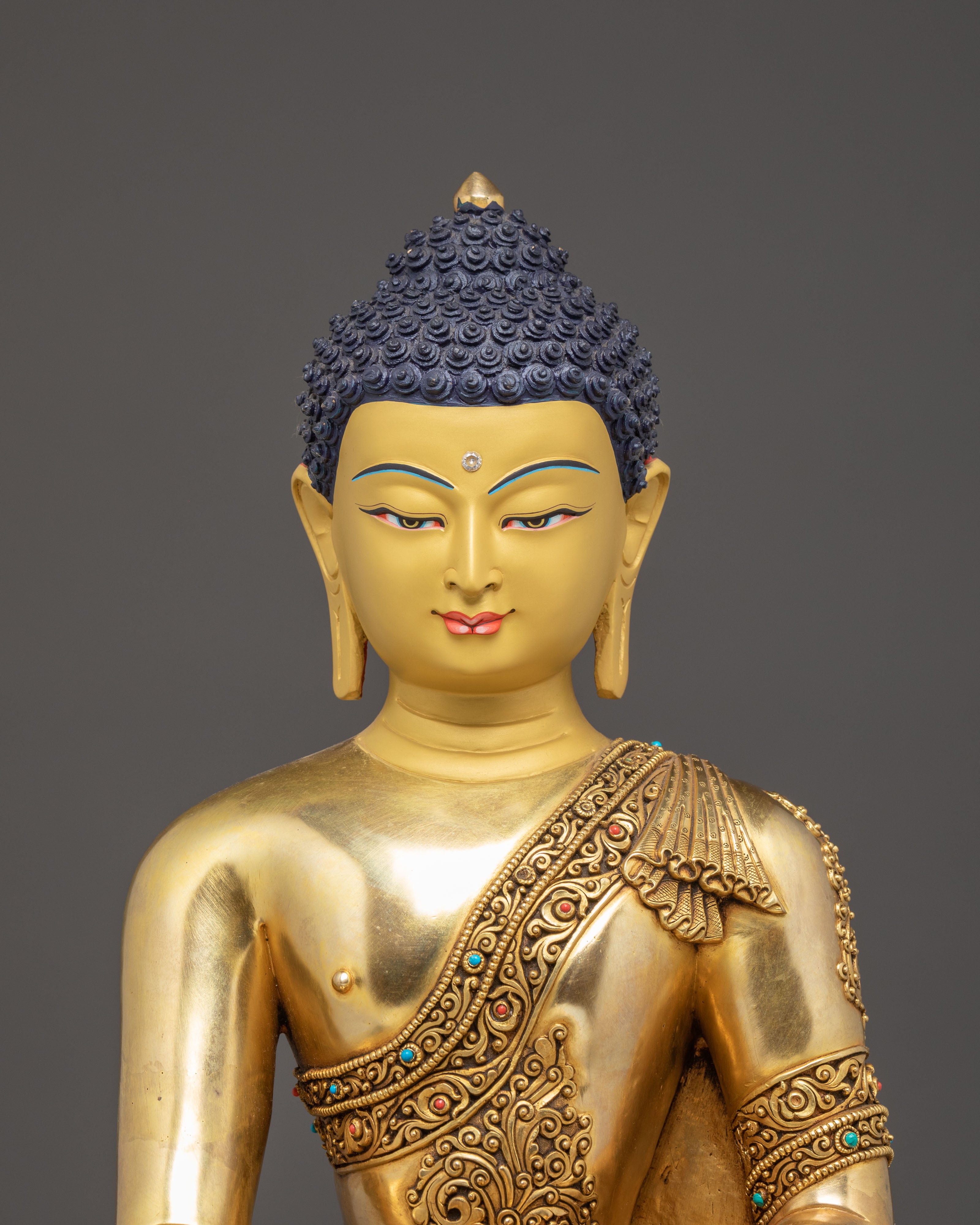 Radiant Statue of Historical Shakyamuni Buddha | Founder of Buddhism