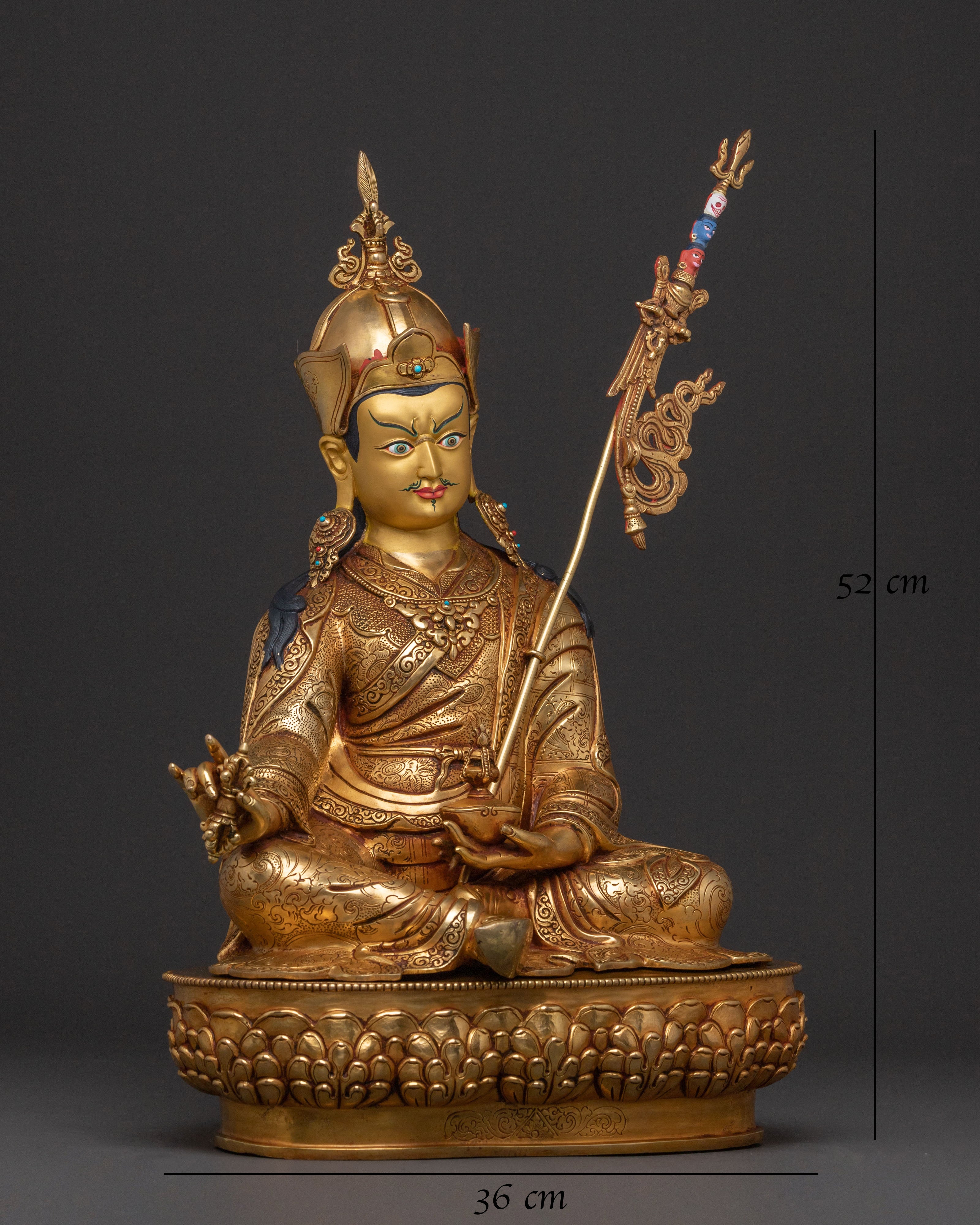 Guru Rinpoche Sacred Blessing Statue | Symbol of Enlightenment
