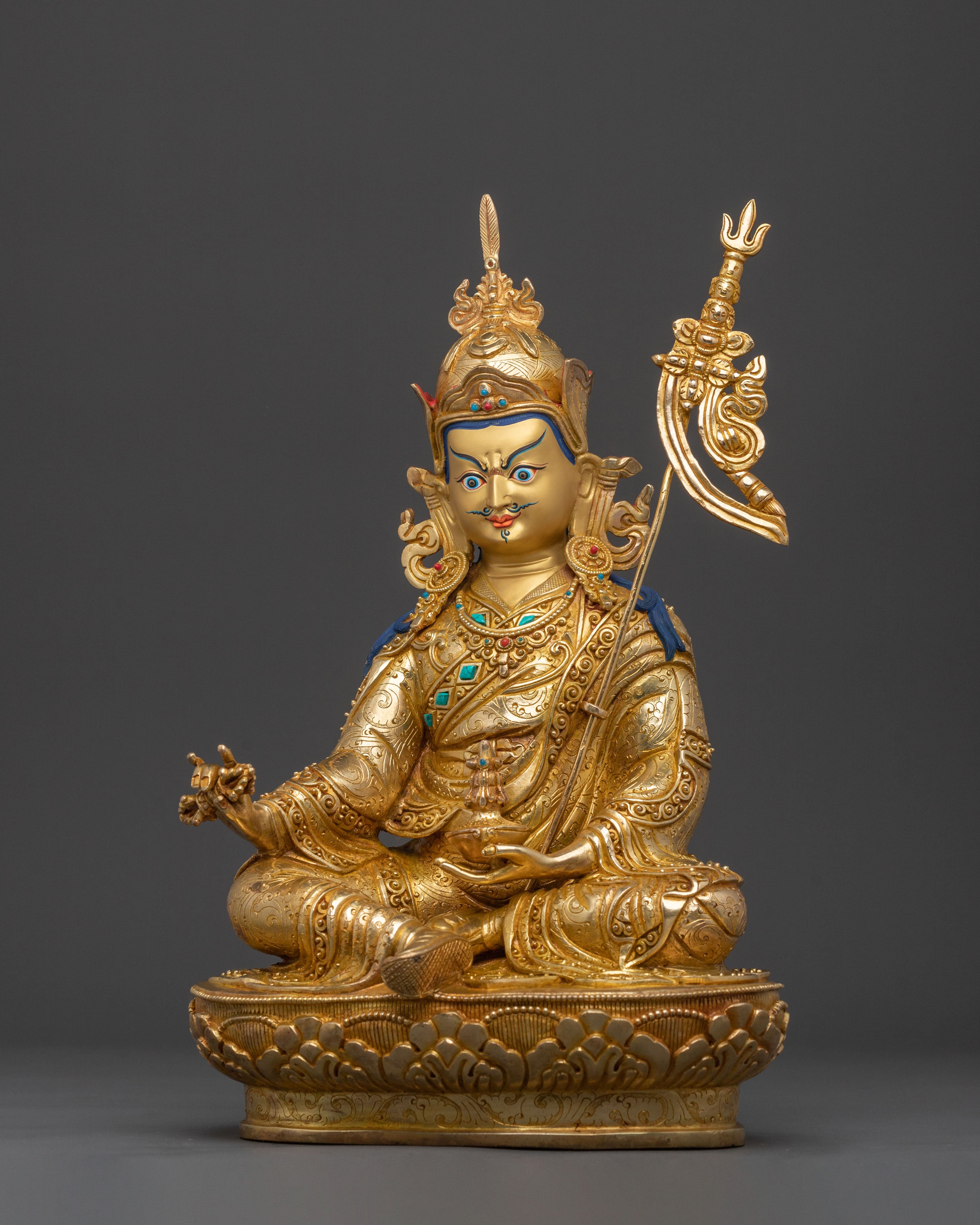 Handcrafted Guru Rinpoche Statue | Home Decor