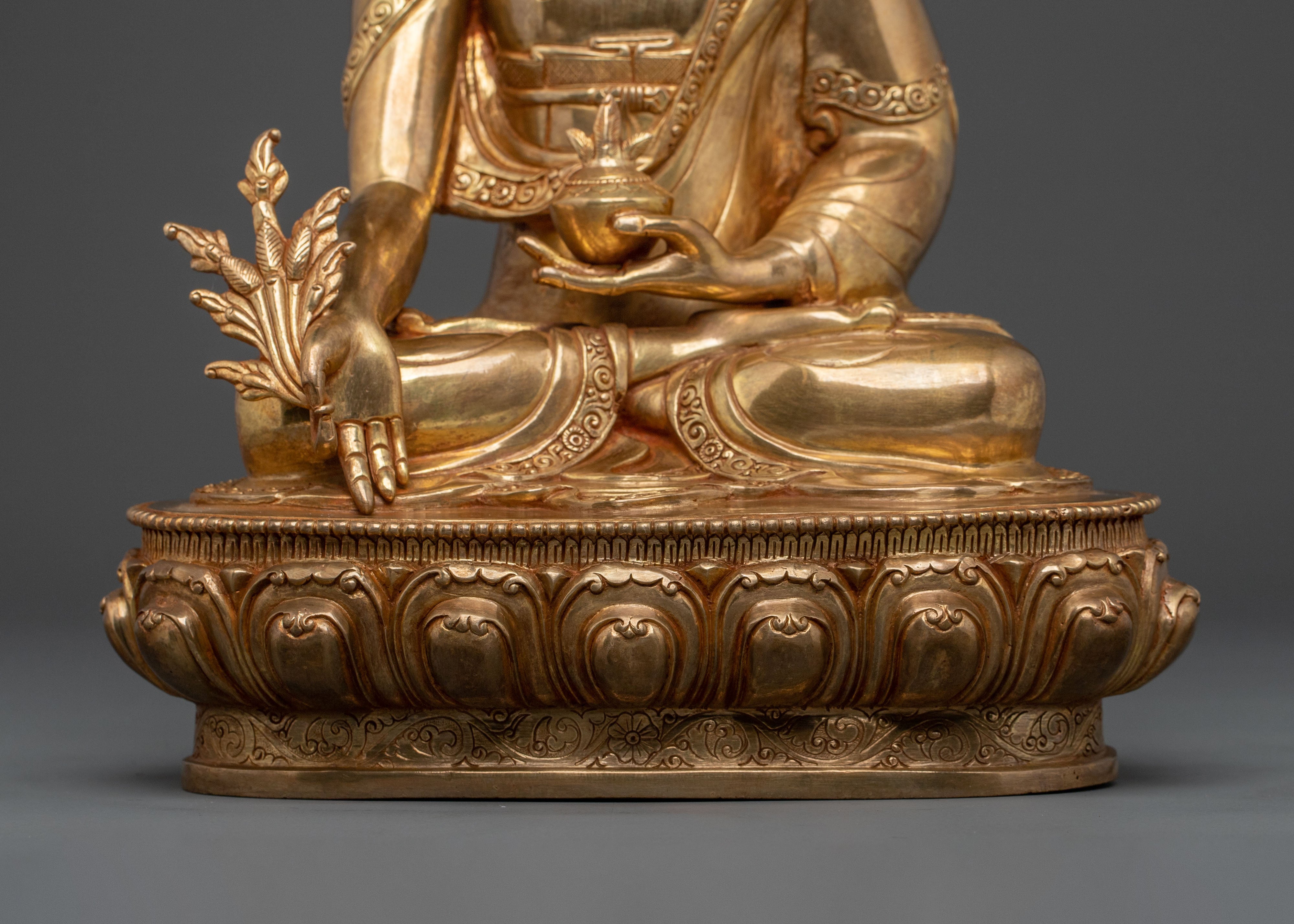 Medicine Buddha Sculpture | Healing Figurine