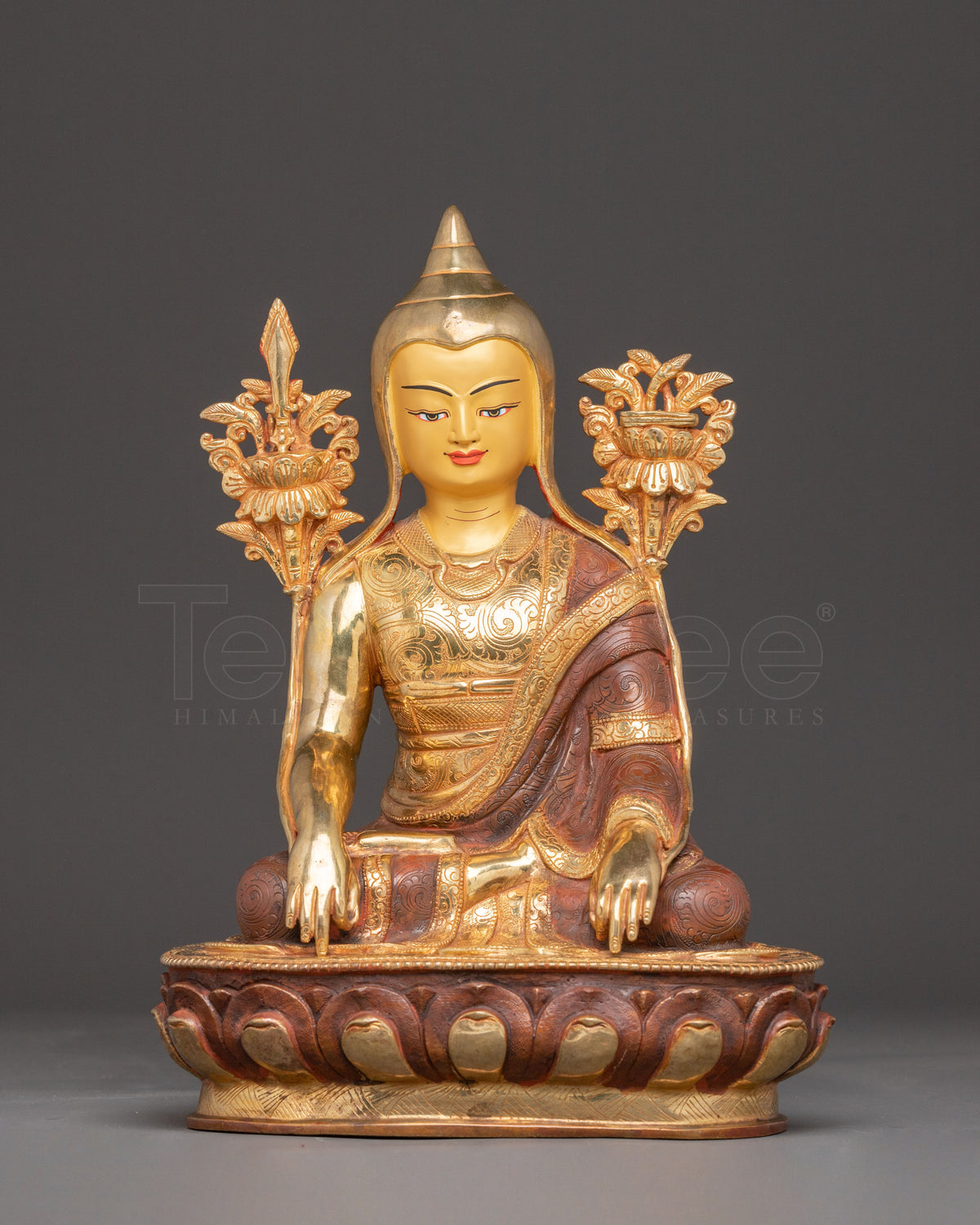 Longchenpa Copper Statue