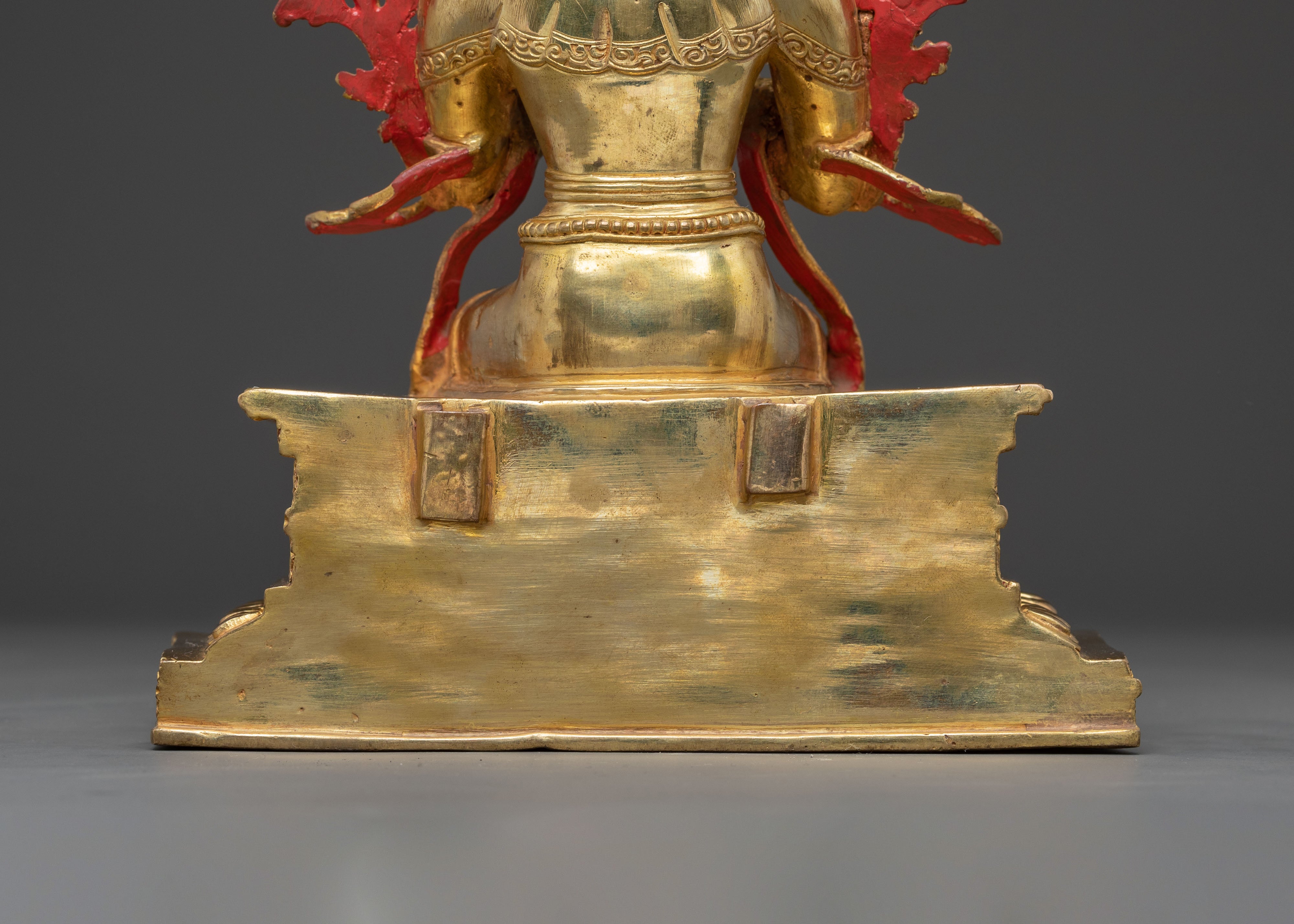 Golden Maitreya Buddha Statue | Handmade Future Buddha Artwork