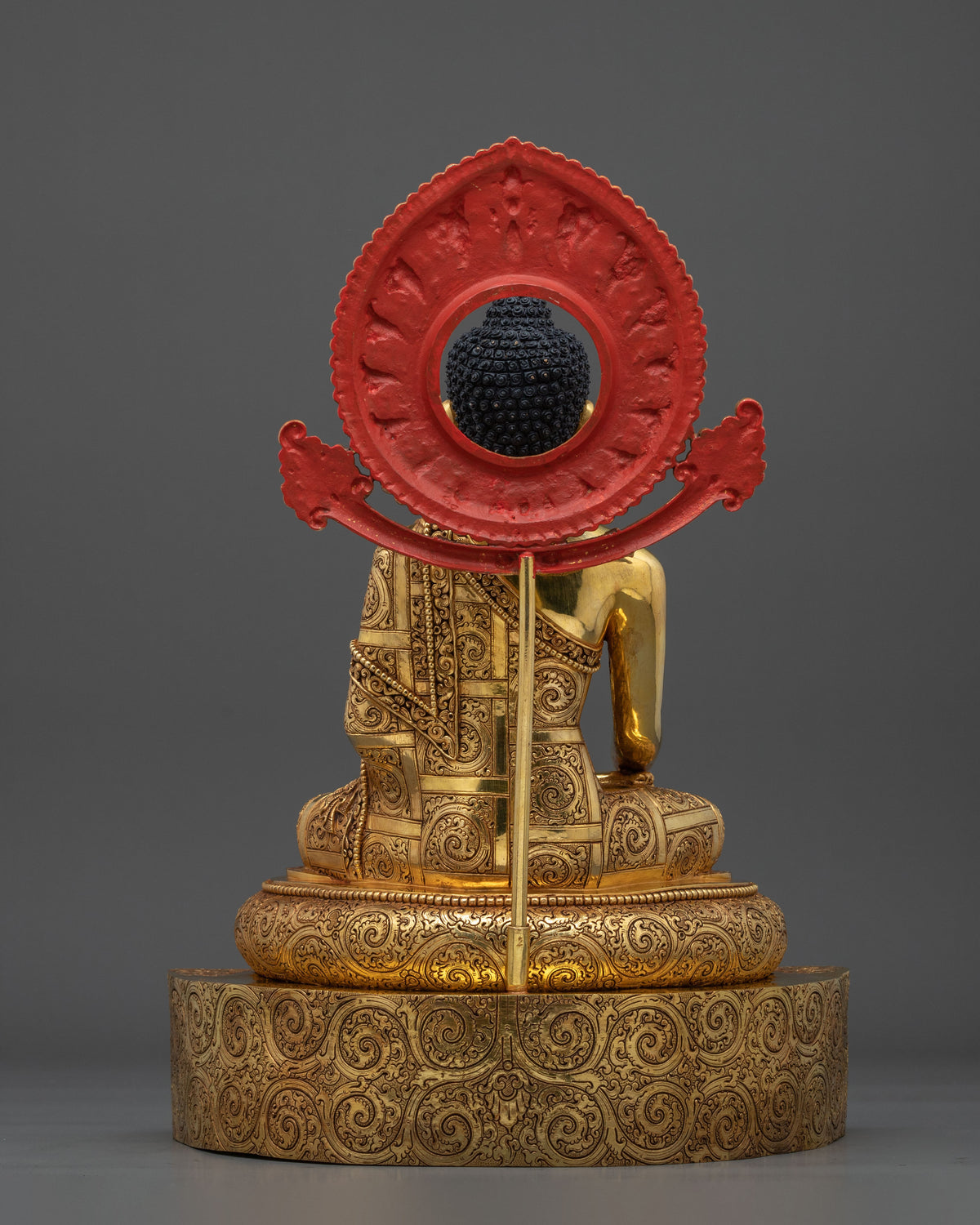 Three Buddha Golden Statue Set | Buddhist Sculpture Collection