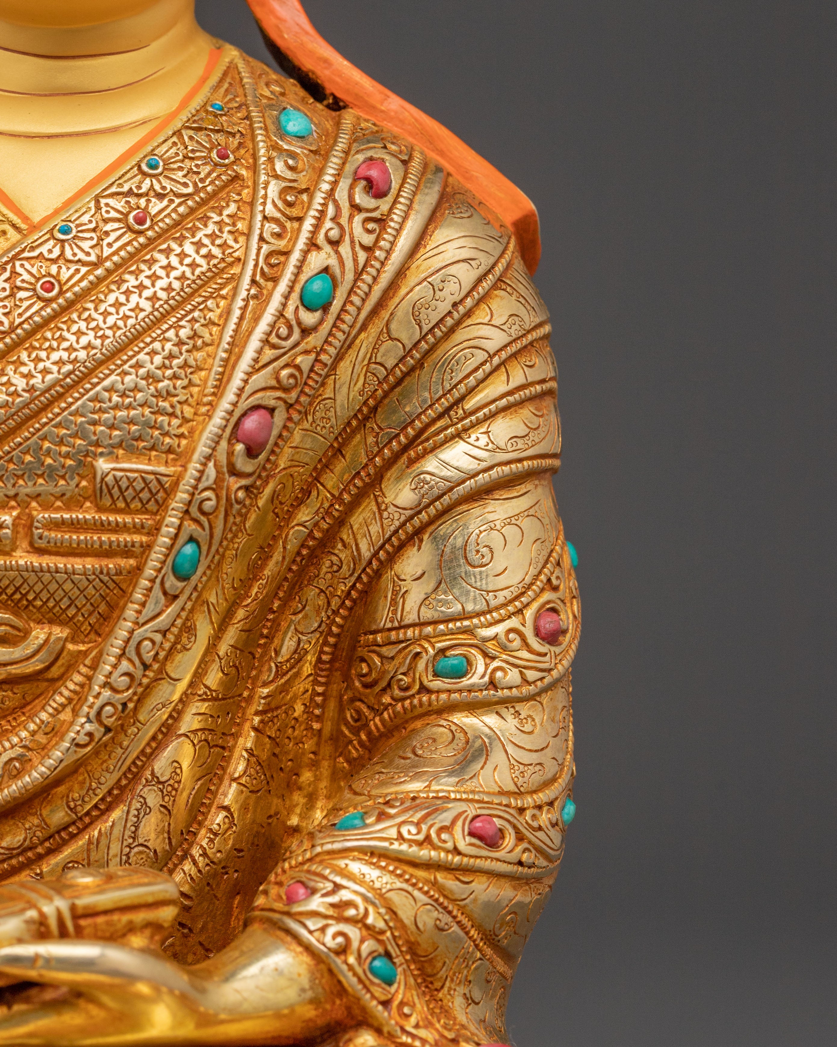 Statue of Disciples of Tsongkhapa | Tibetan Buddhist Sculpture
